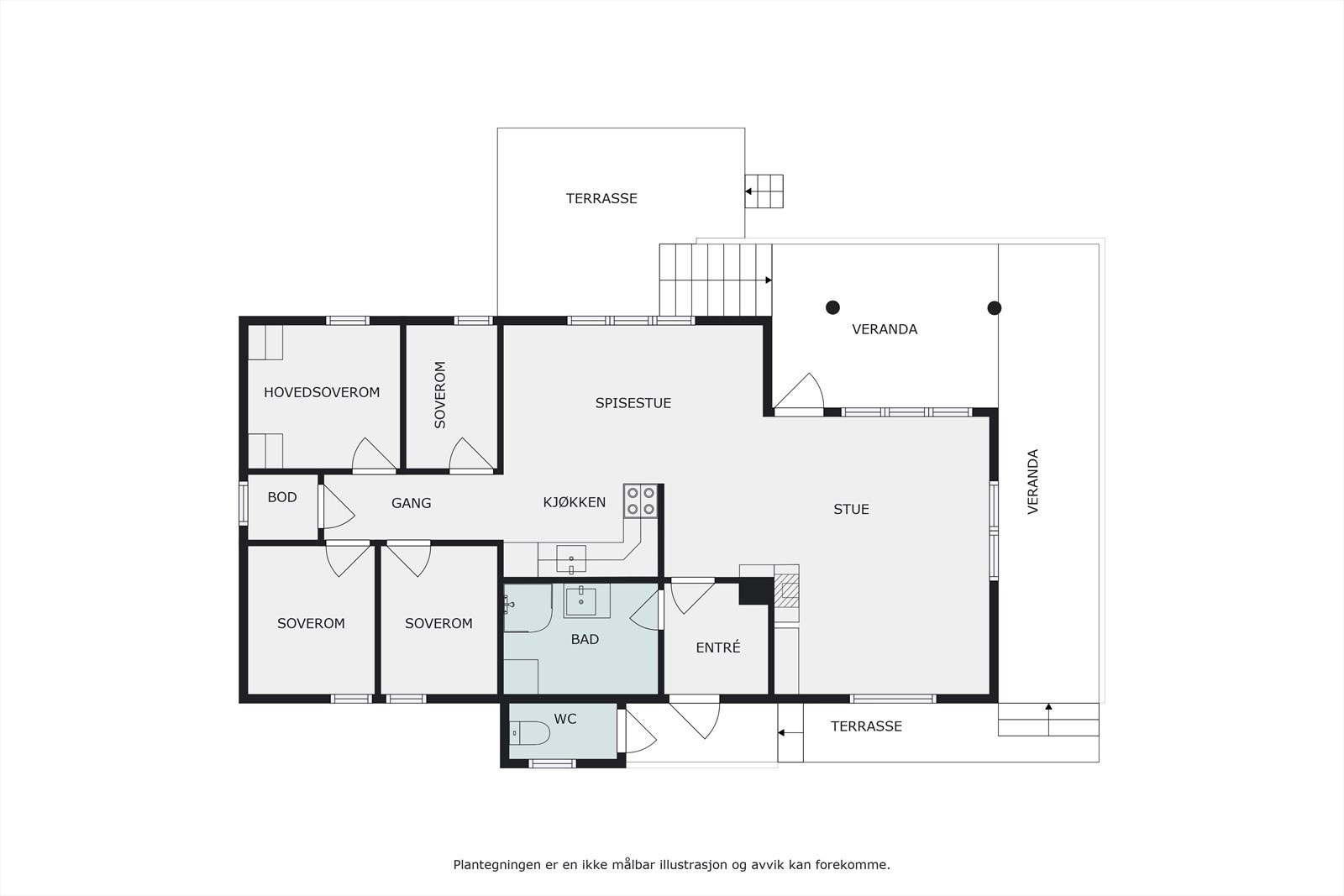 Plantegning Galleribilde