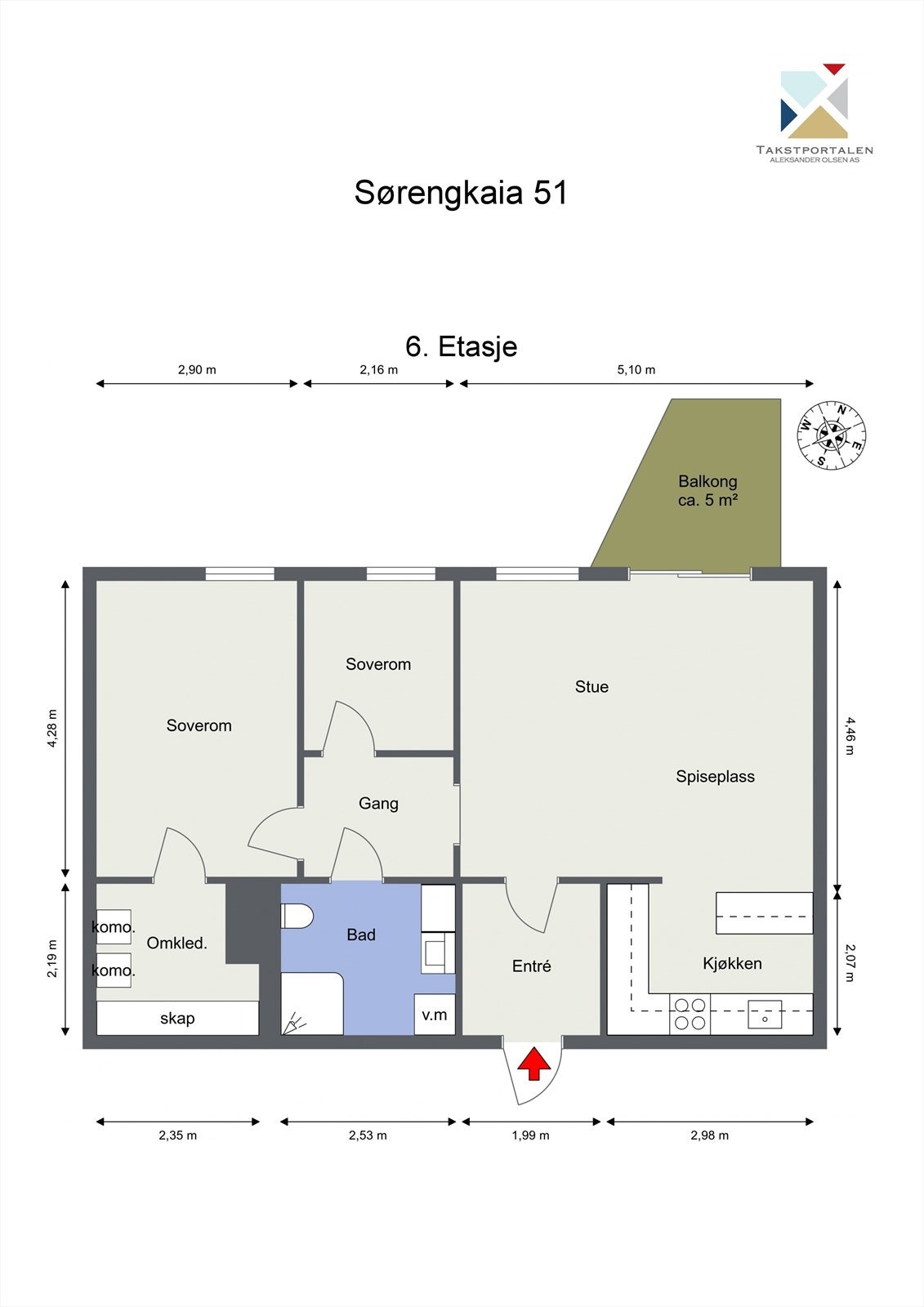 Plantegning Galleribilde