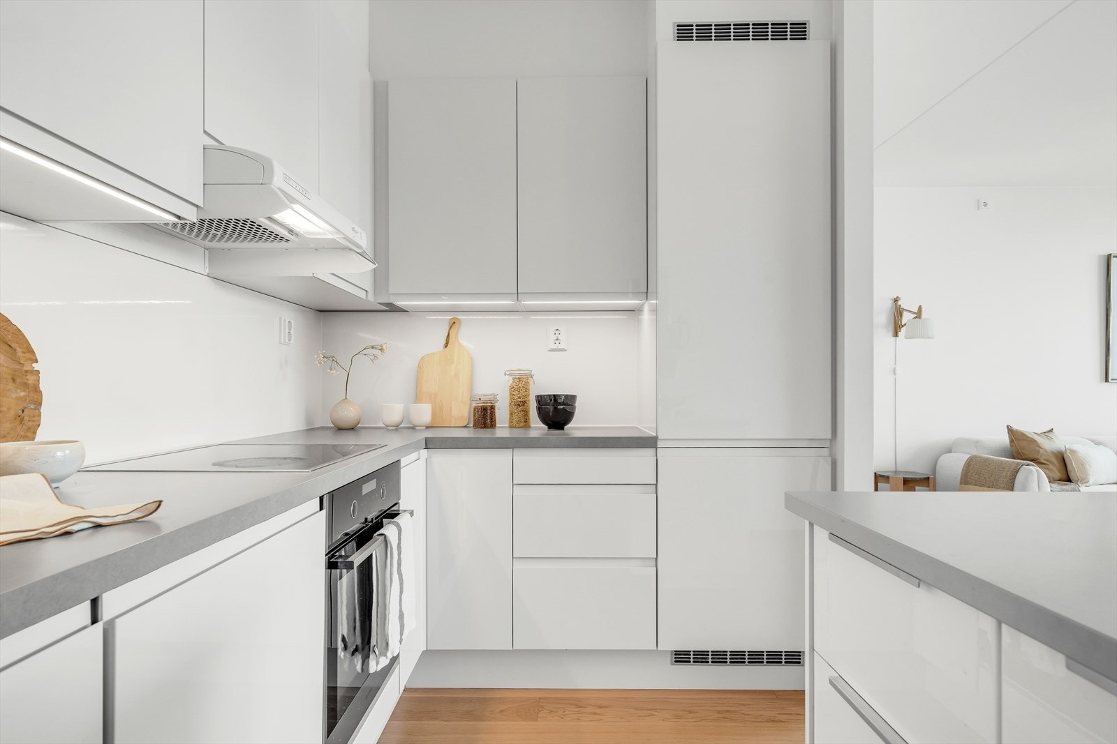 Led underbelysning Galleribilde