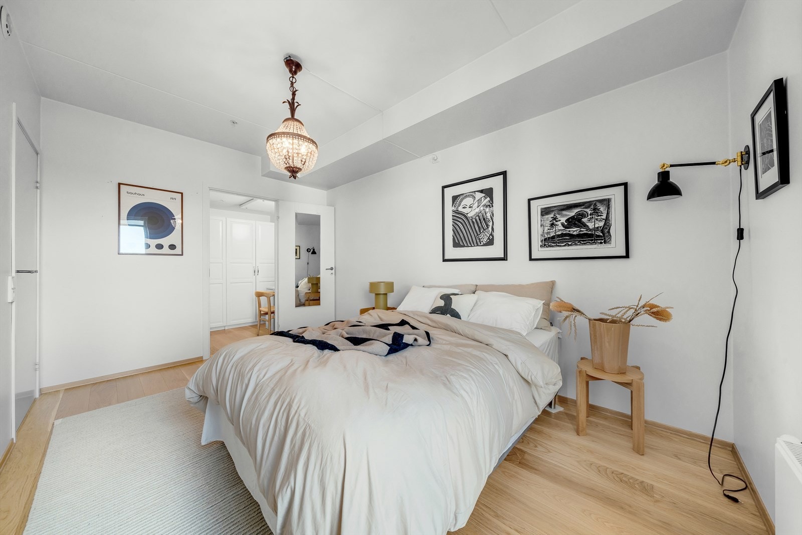 Soverommet ligger tilbaketrukket og rolig til Galleribilde