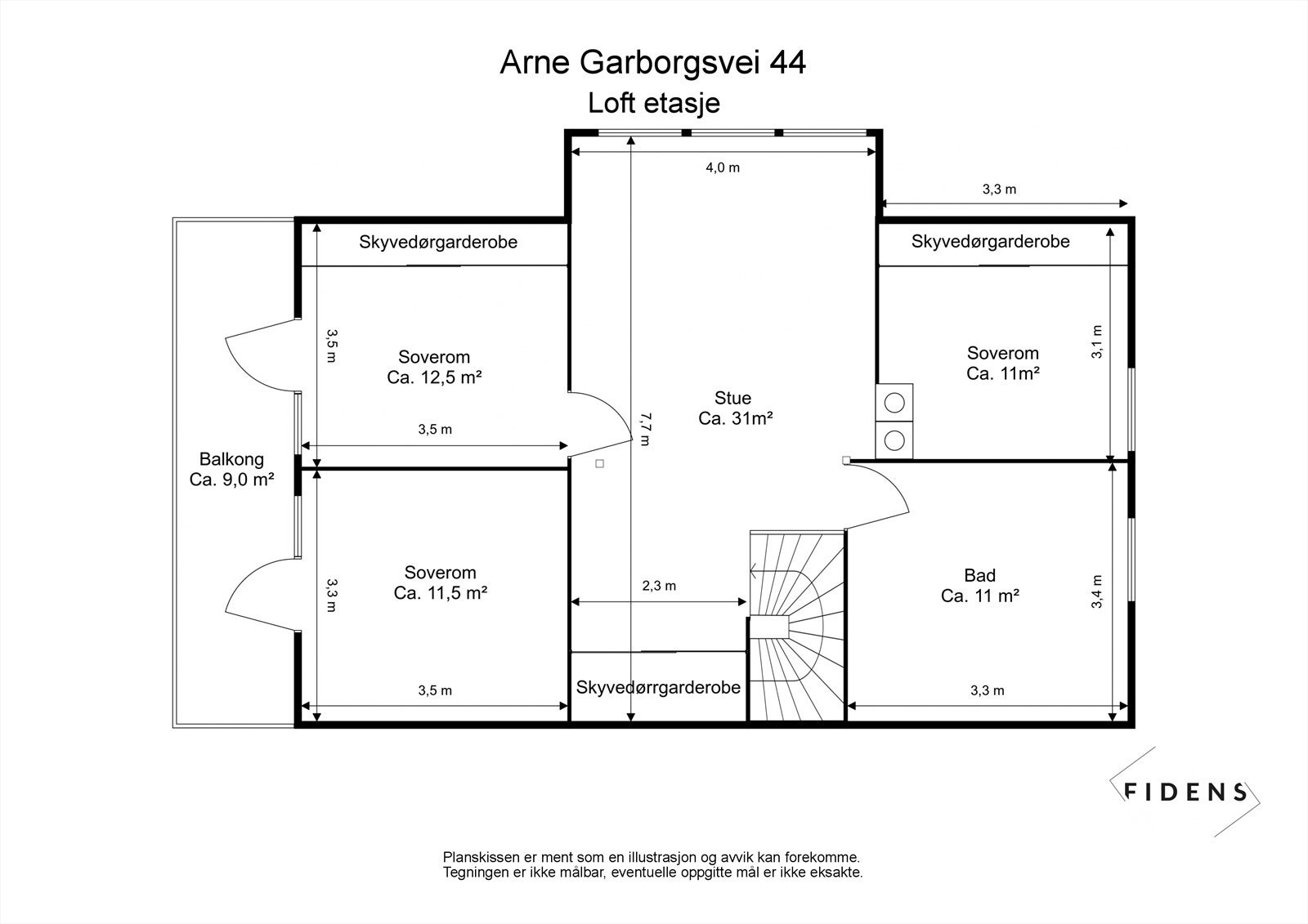 Plantegning - 2.etasje Galleribilde