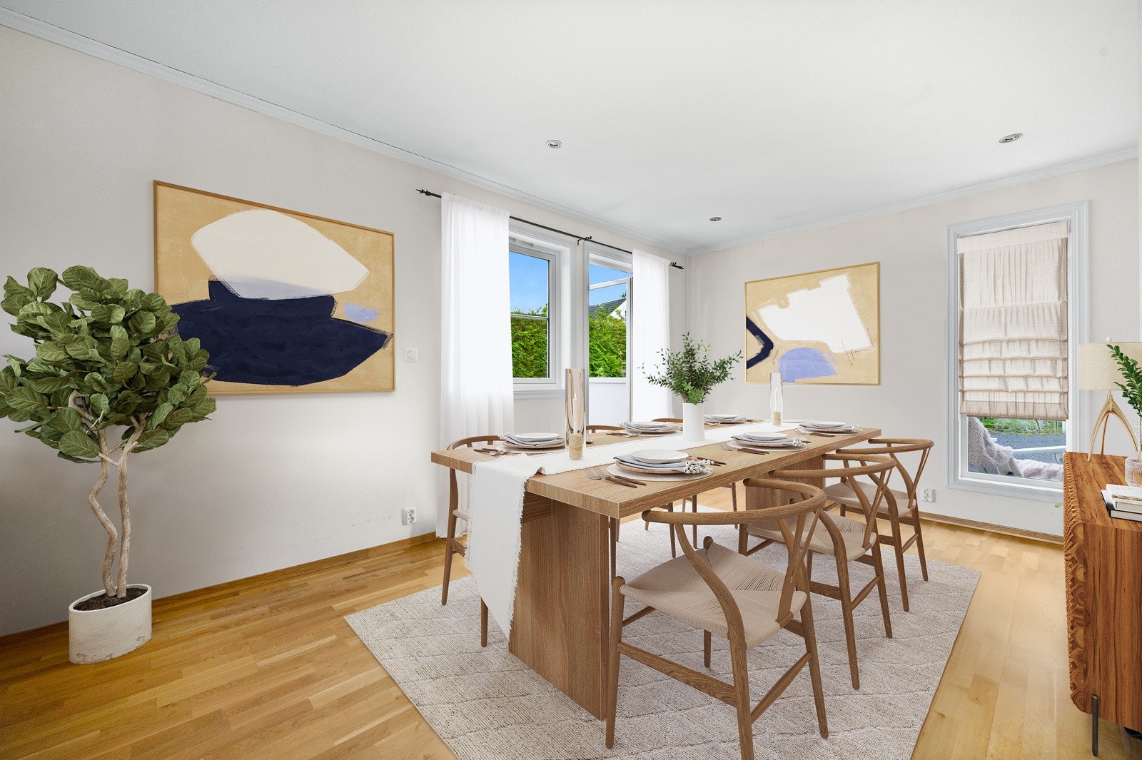 Her kan man dekke opp til gjester Galleribilde