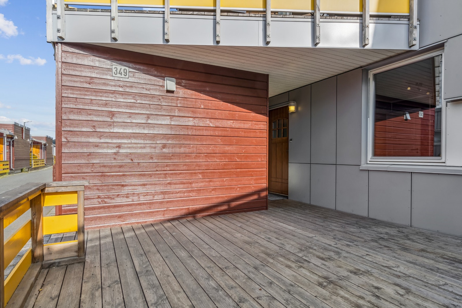 Markterrasse ved inngangsparti Galleribilde