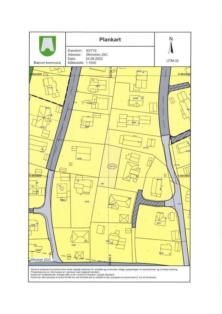 Kart til reguleringsplan Galleribilde