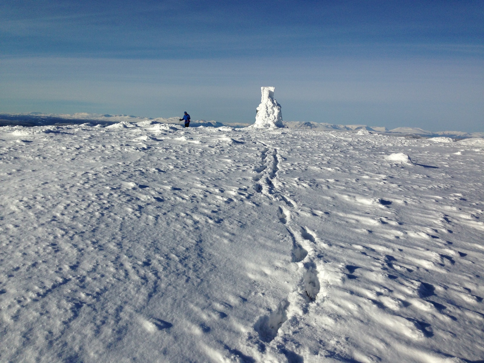 Vinterbilde i nærområdet, Vardefjell 1182 moh. Galleribilde