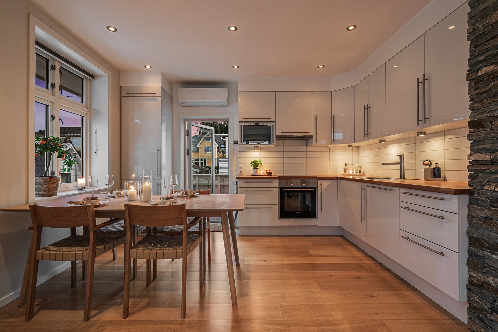 Kveldsbilde - Kjøkken Galleribilde