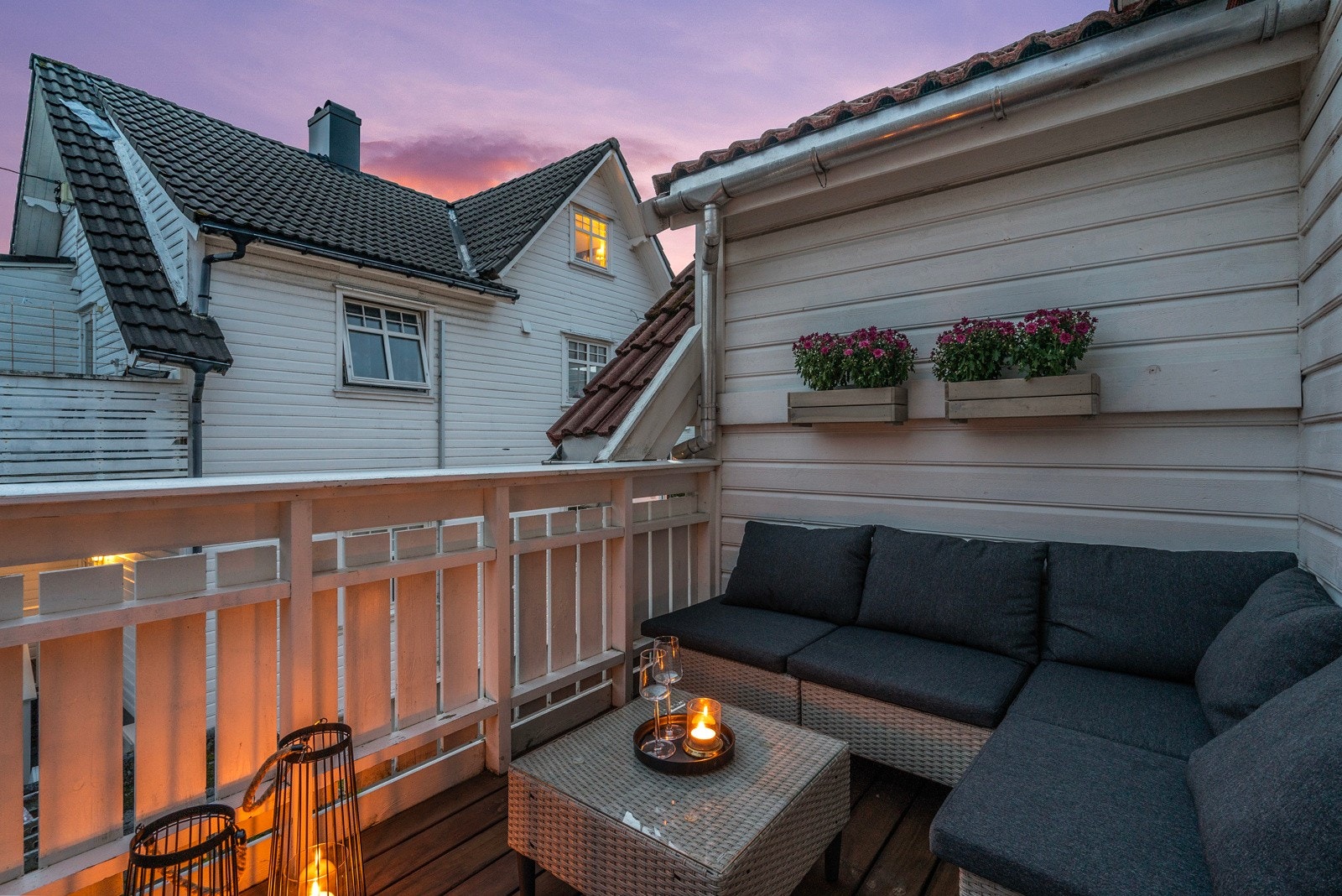 Kveldsbilde - Balkong Galleribilde