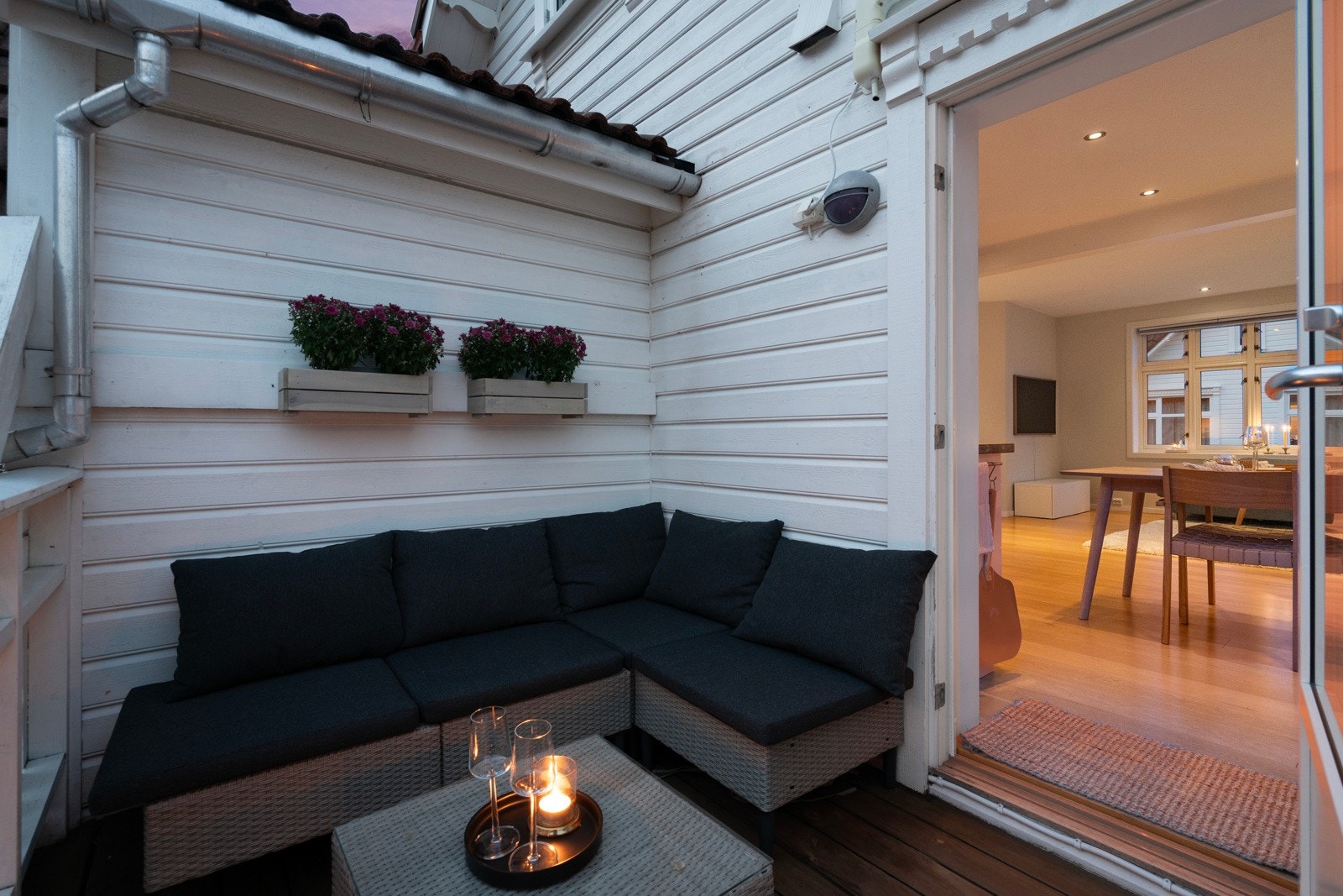 Kveldsbilde - Balkong Galleribilde