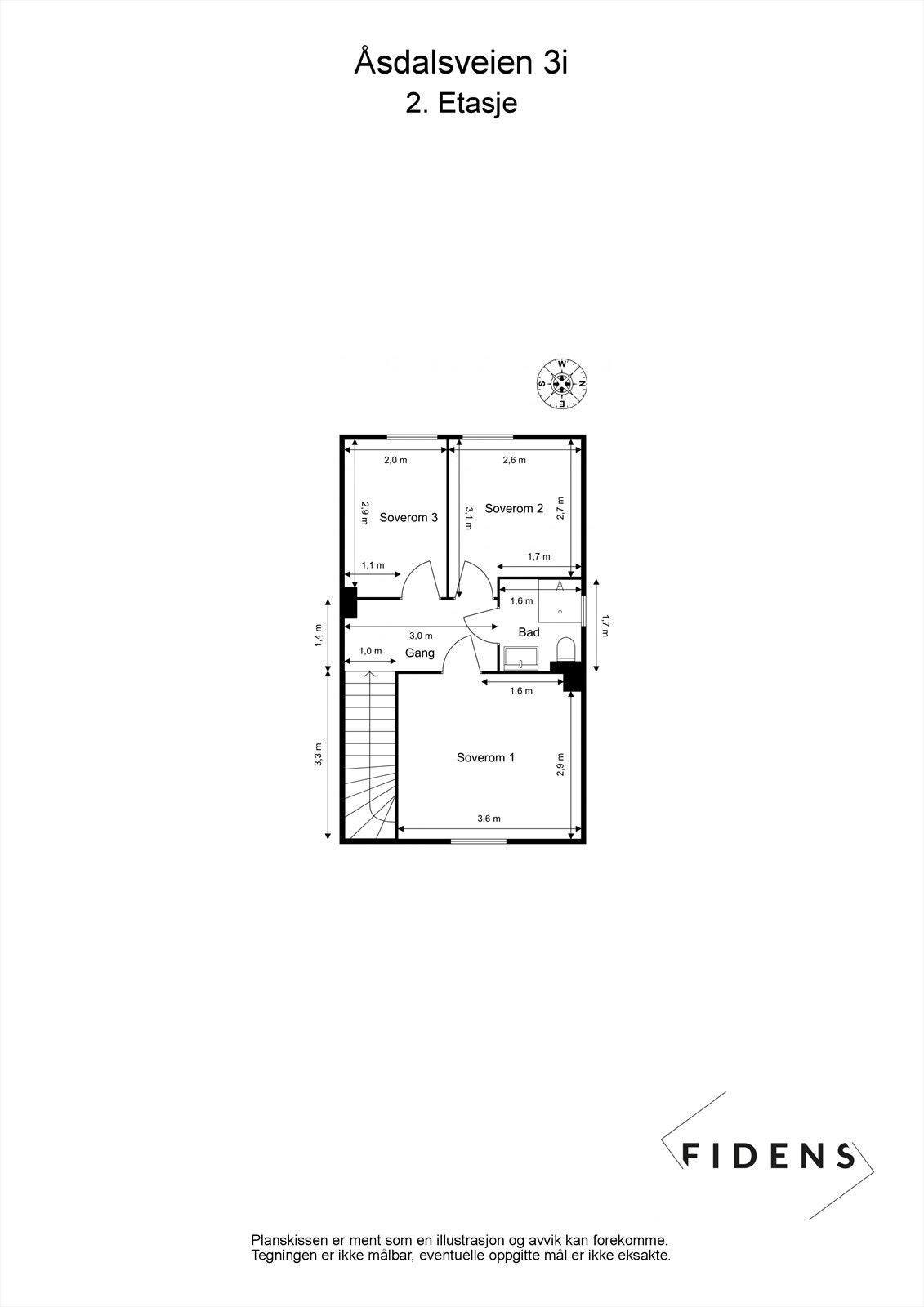 - Plantegning 2. etasje - Galleribilde