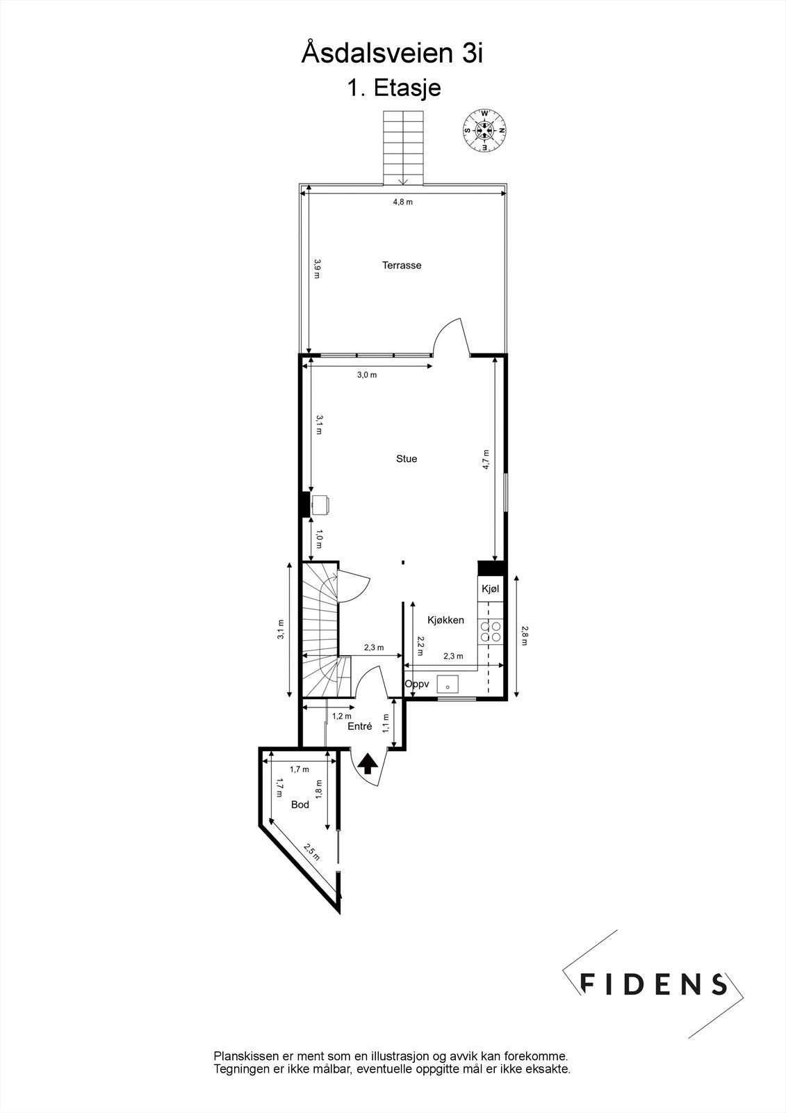 - Plantegning 1.etasje - Galleribilde