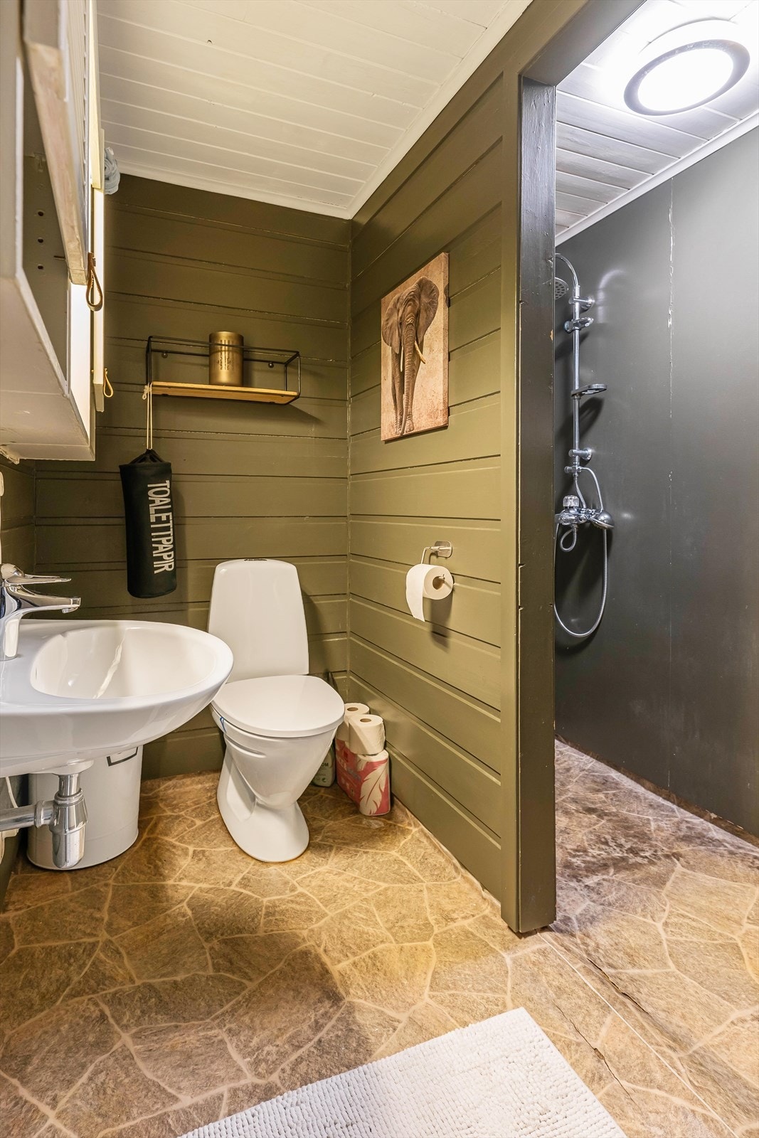 Wc m/dusj Galleribilde
