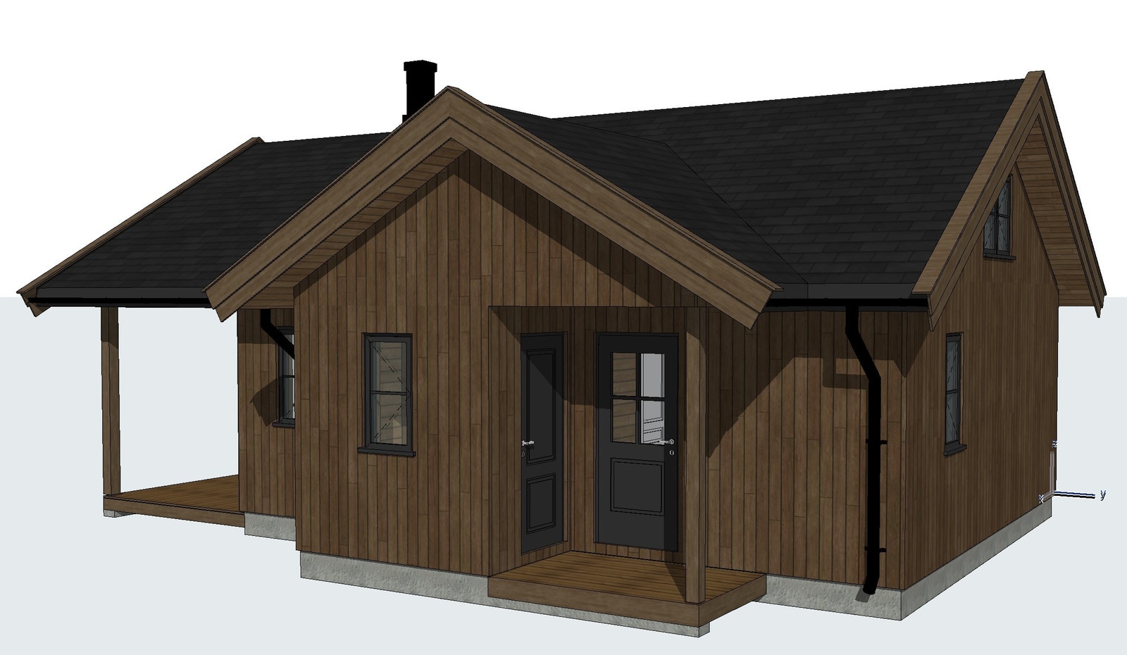 Klokkelyng er en vakker arealeffektiv hytte med 2 soverom + sovehems Galleribilde