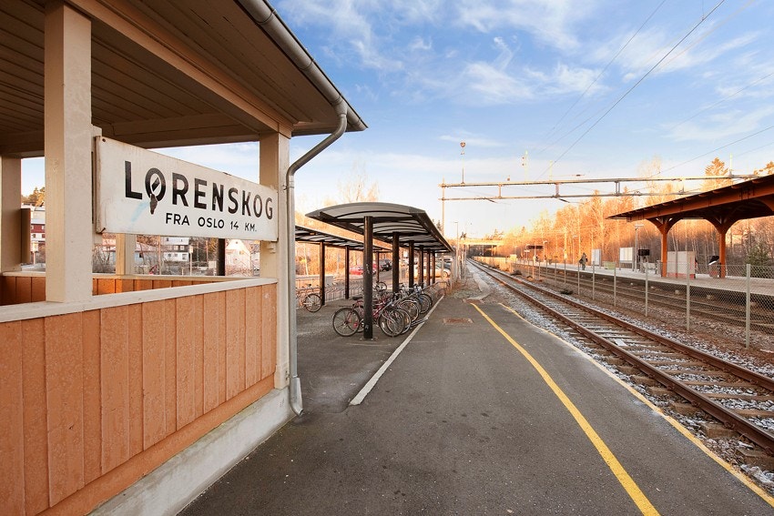 Lørenskog stasjon 12 min gange unna Galleribilde