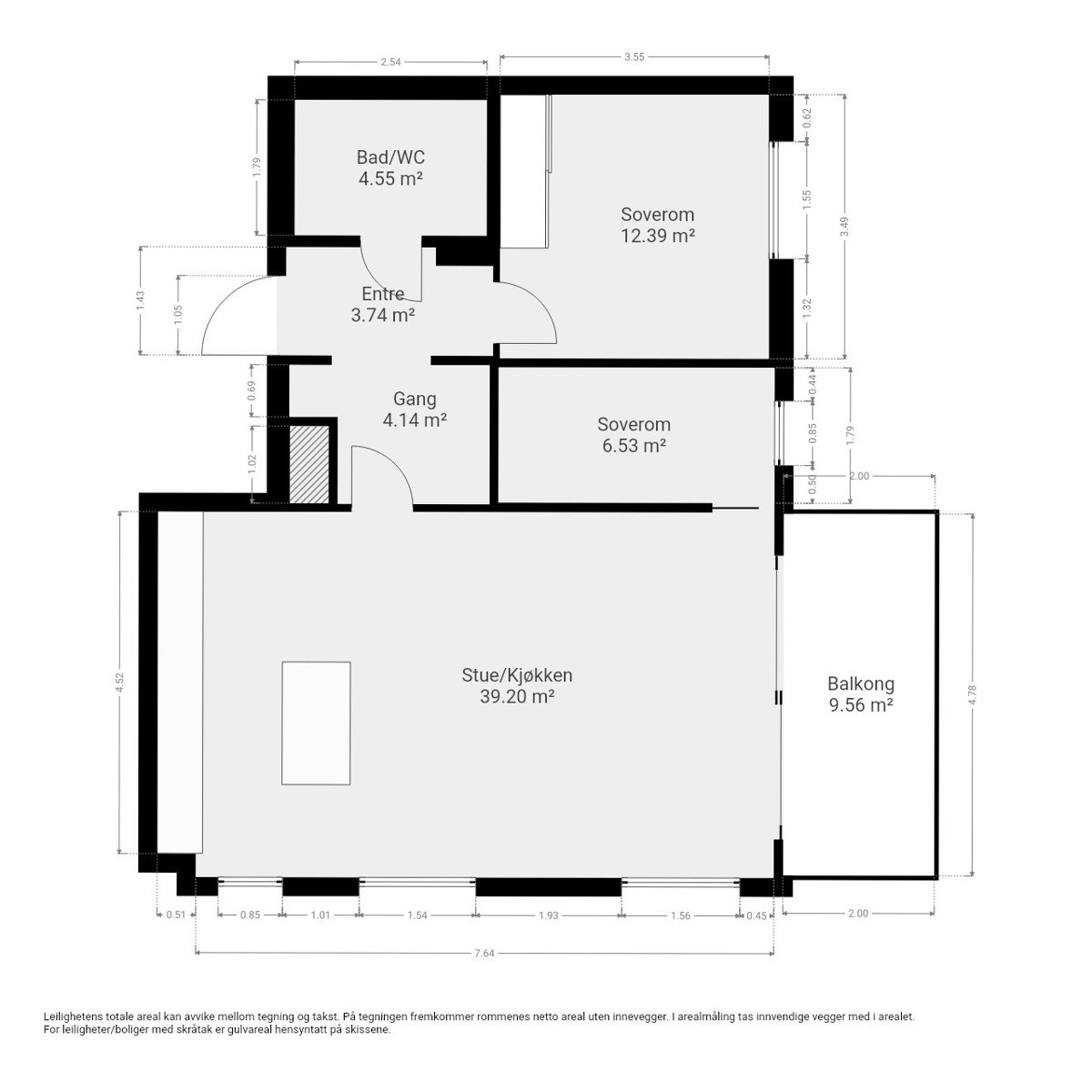 Plantegning Galleribilde
