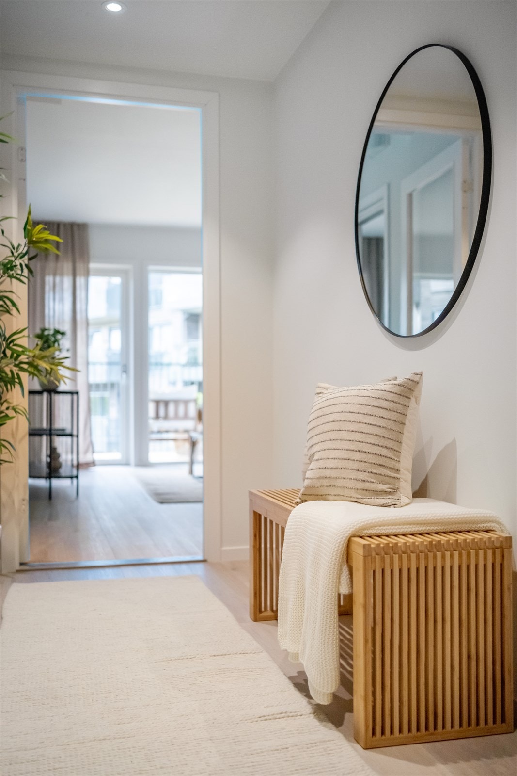 En lys og innbydende entré som gir et godt førsteinntrykk. Galleribilde