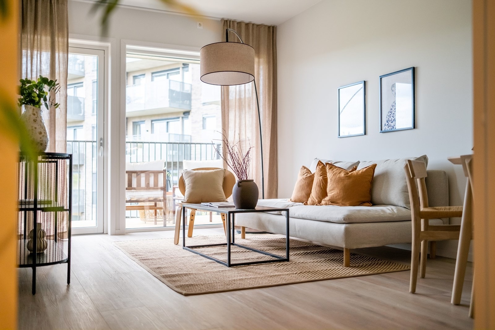 Fargene er dempet, slik lar de seg lett kombinere med møblene dine. Galleribilde