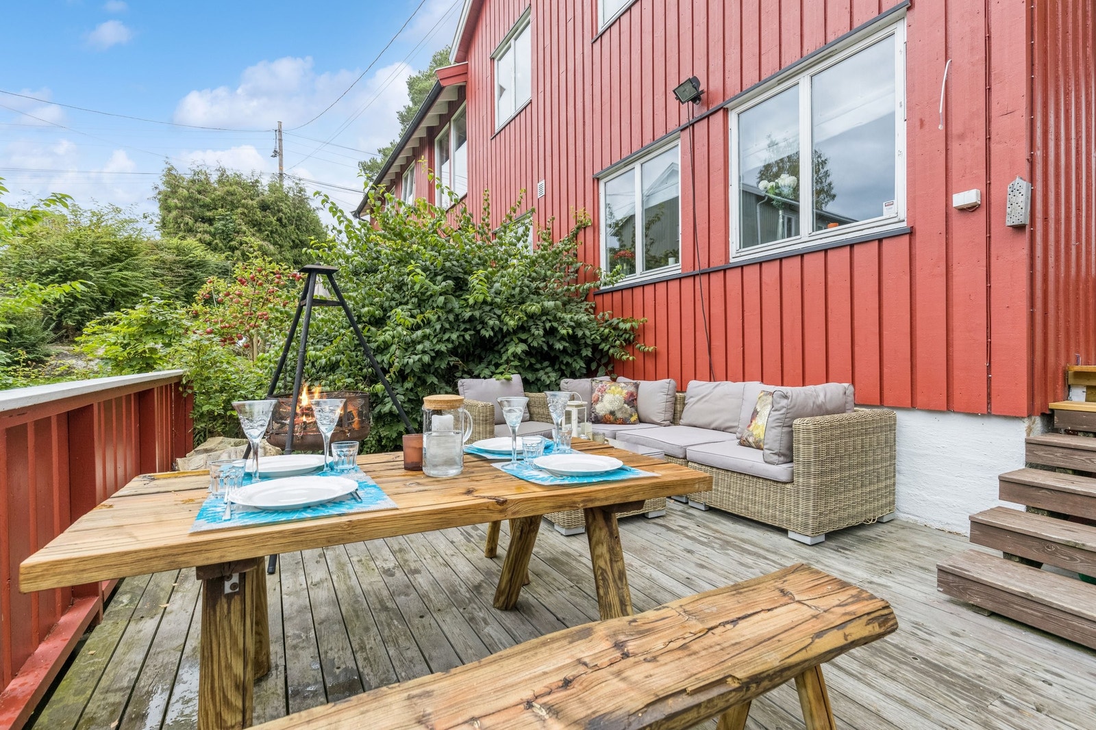 Nyt lange kvelder ved bålpanna Galleribilde