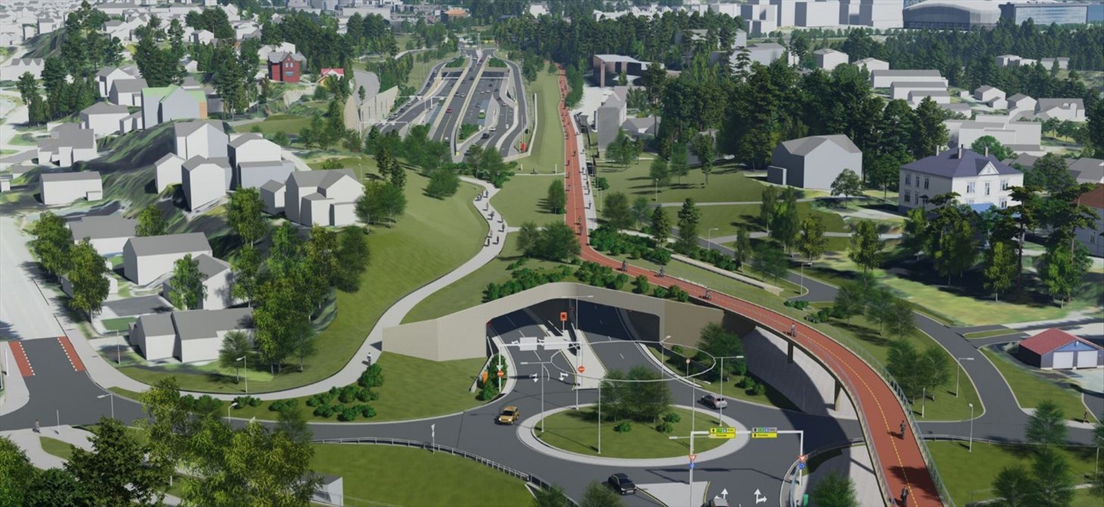 Illustrasjonsbilder tatt av Statens vegvesen 2 - endringer kan skje iht Statens Vegvesen Galleribilde