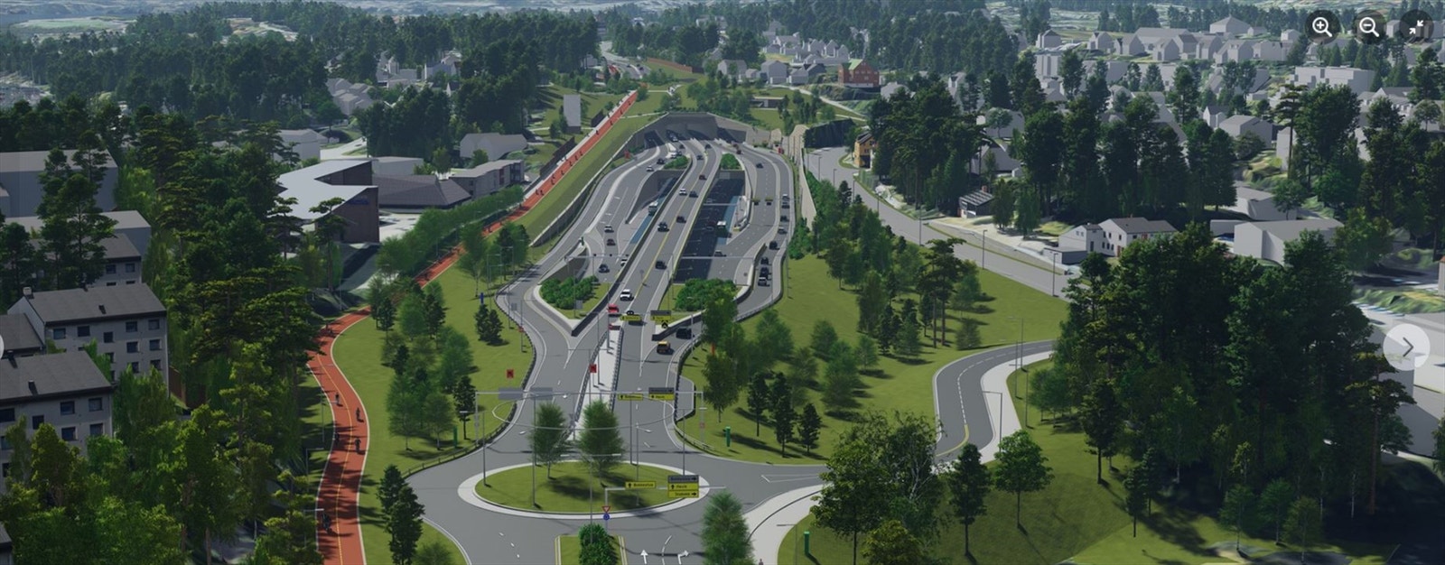 Illustrasjonsbilder tatt av Statens vegvesen 2 - endringer kan skje iht Statens Vegvesen Galleribilde