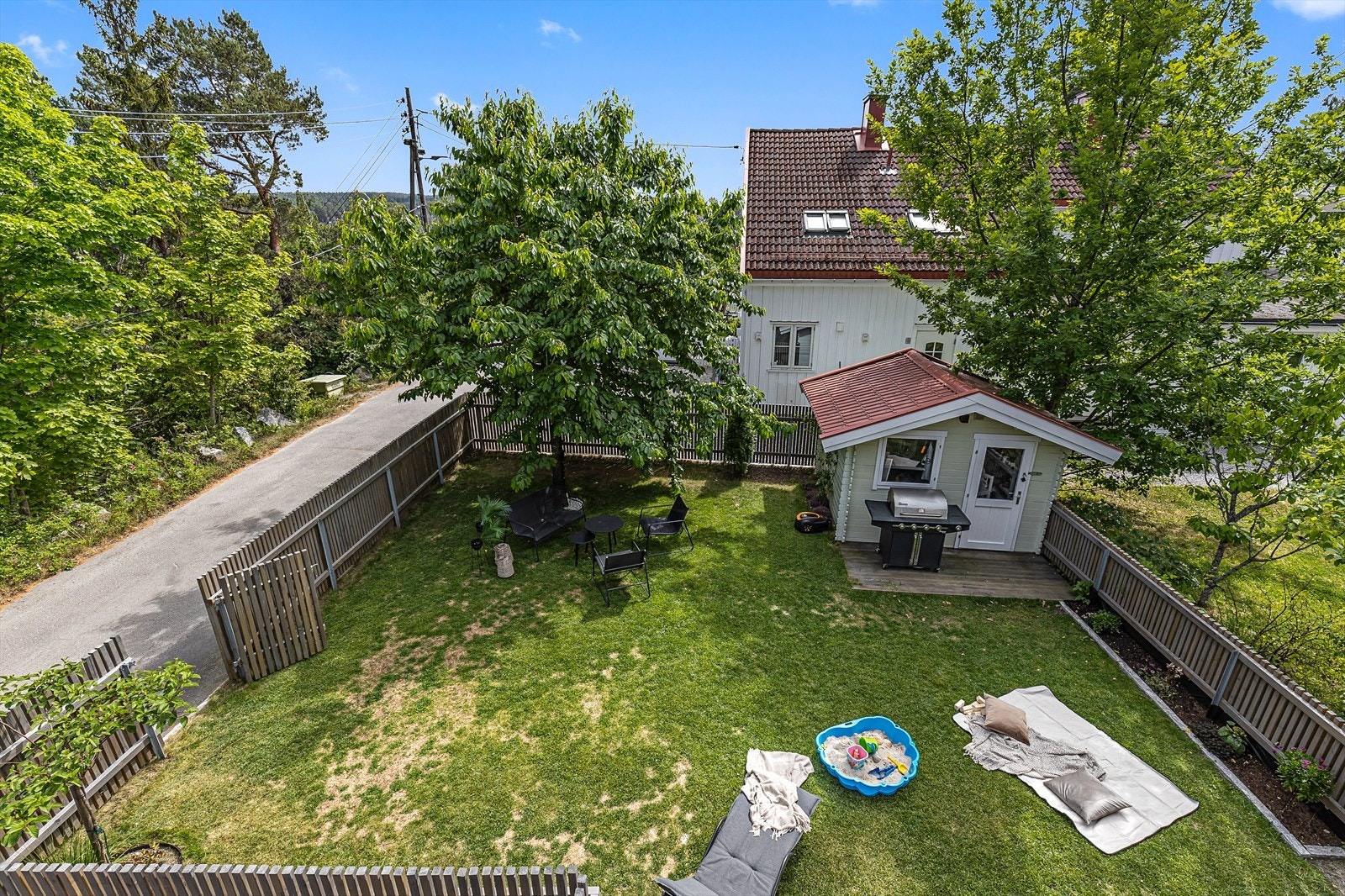 Utsyn fra balkongen. Galleribilde