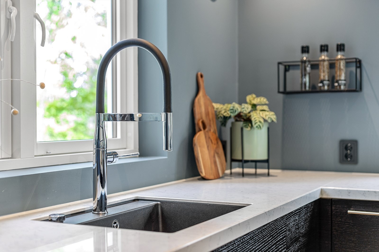 Delikate detaljer på kjøkkenet. Galleribilde