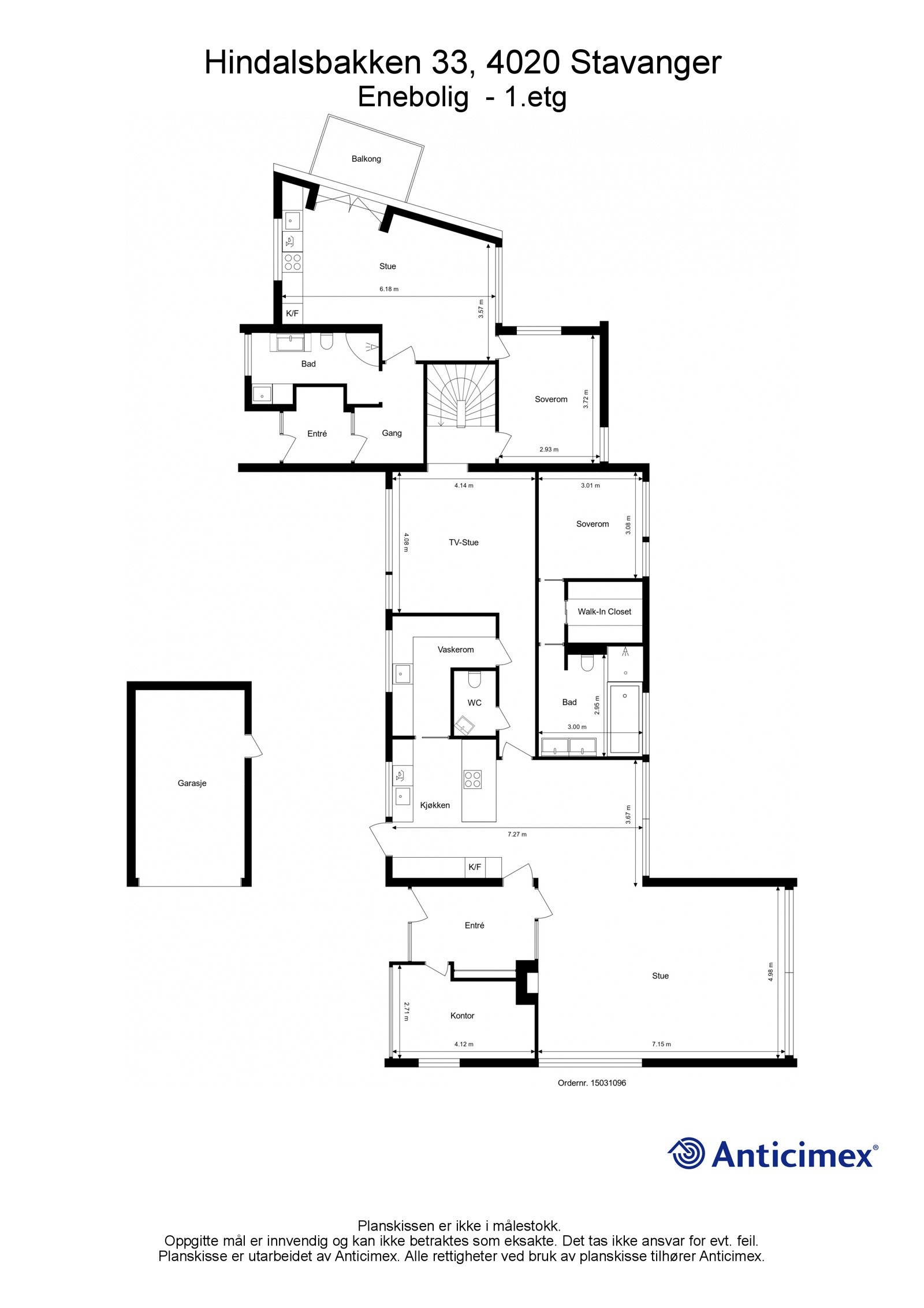 Plantegning 1. etasje. Galleribilde