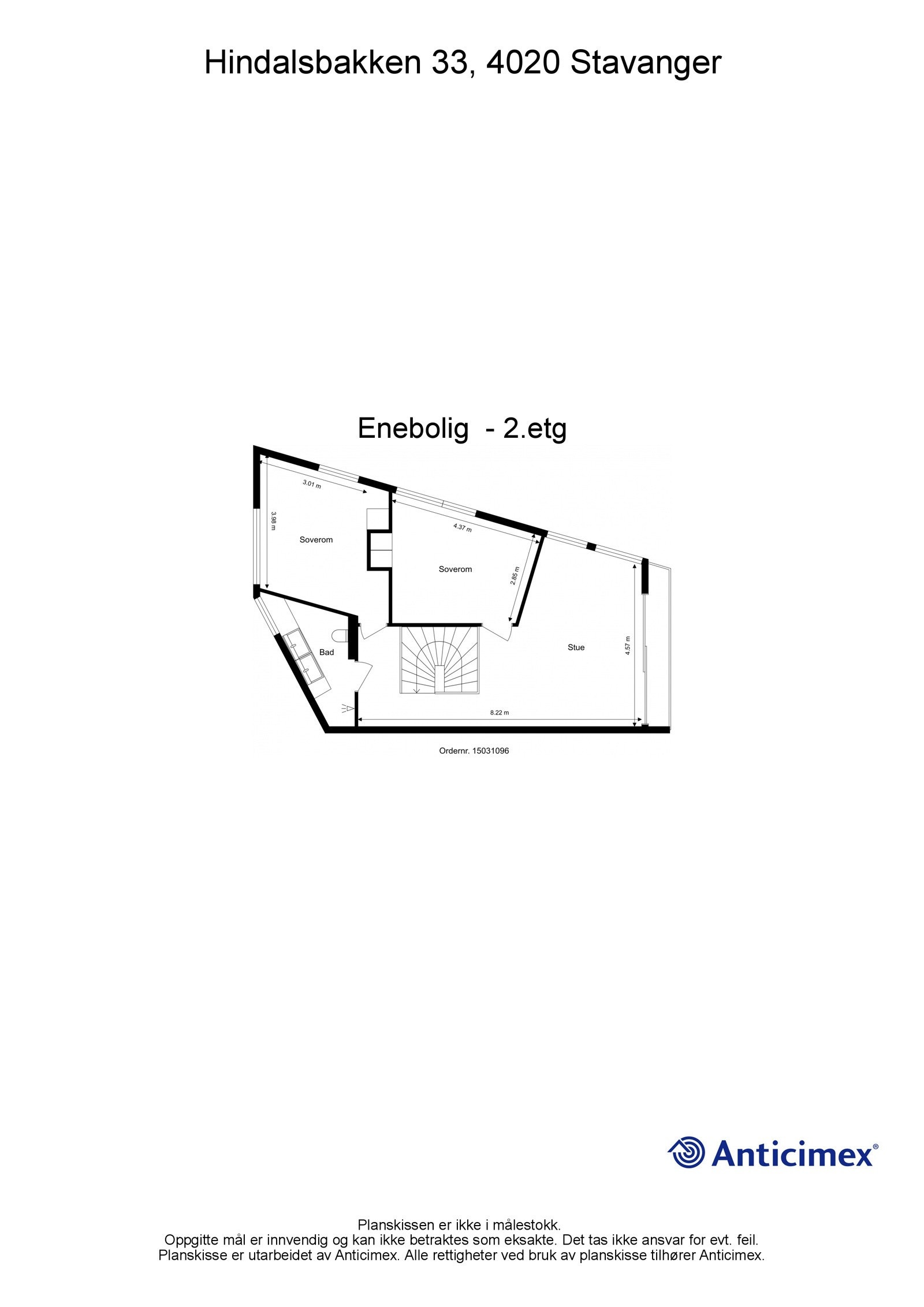 Plantegning - 2. etasje. Galleribilde