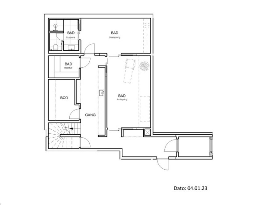 Plantegning - Tilleggsetasje Galleribilde