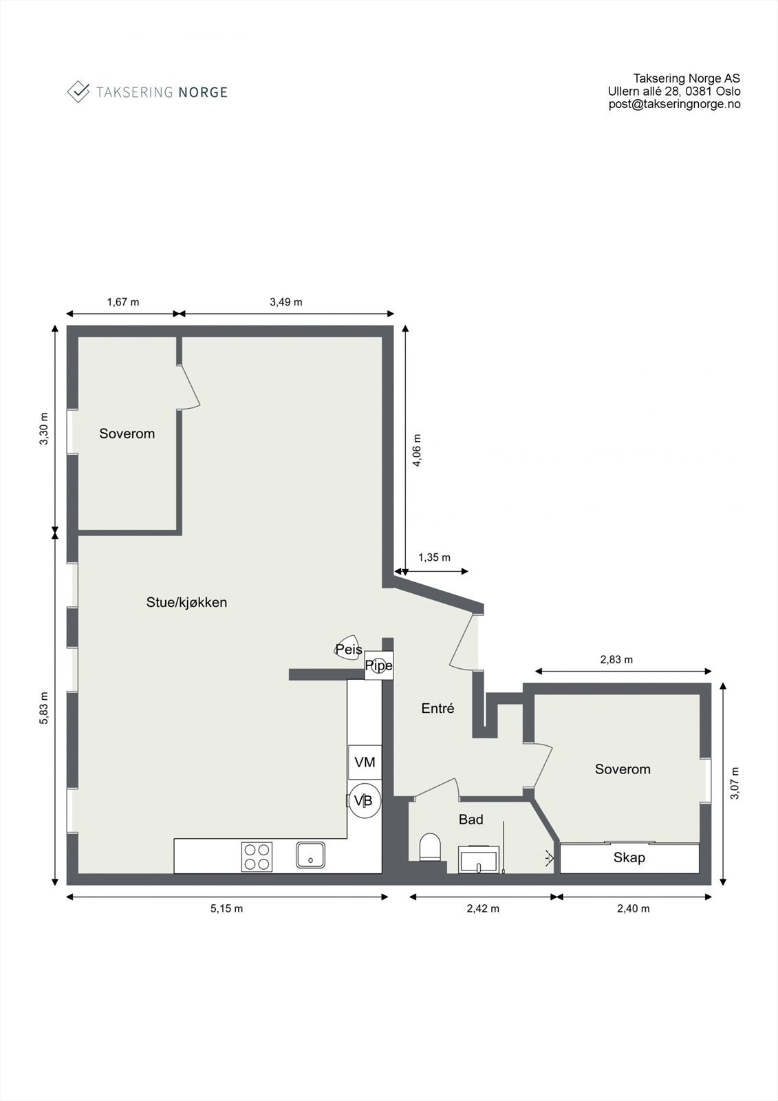 Planløsning. Galleribilde