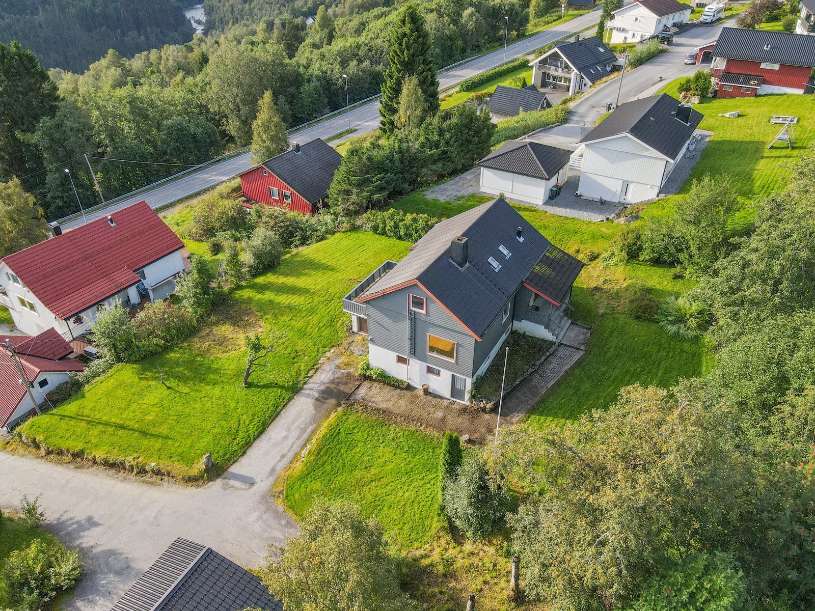 Dronebilde Galleribilde
