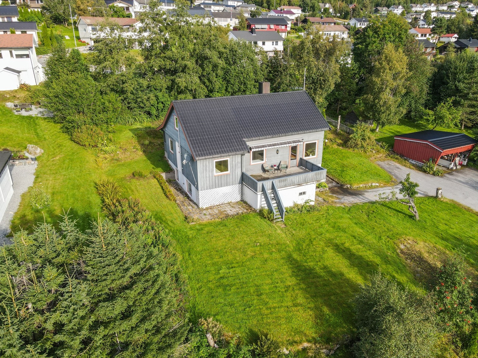Dronebilde Galleribilde