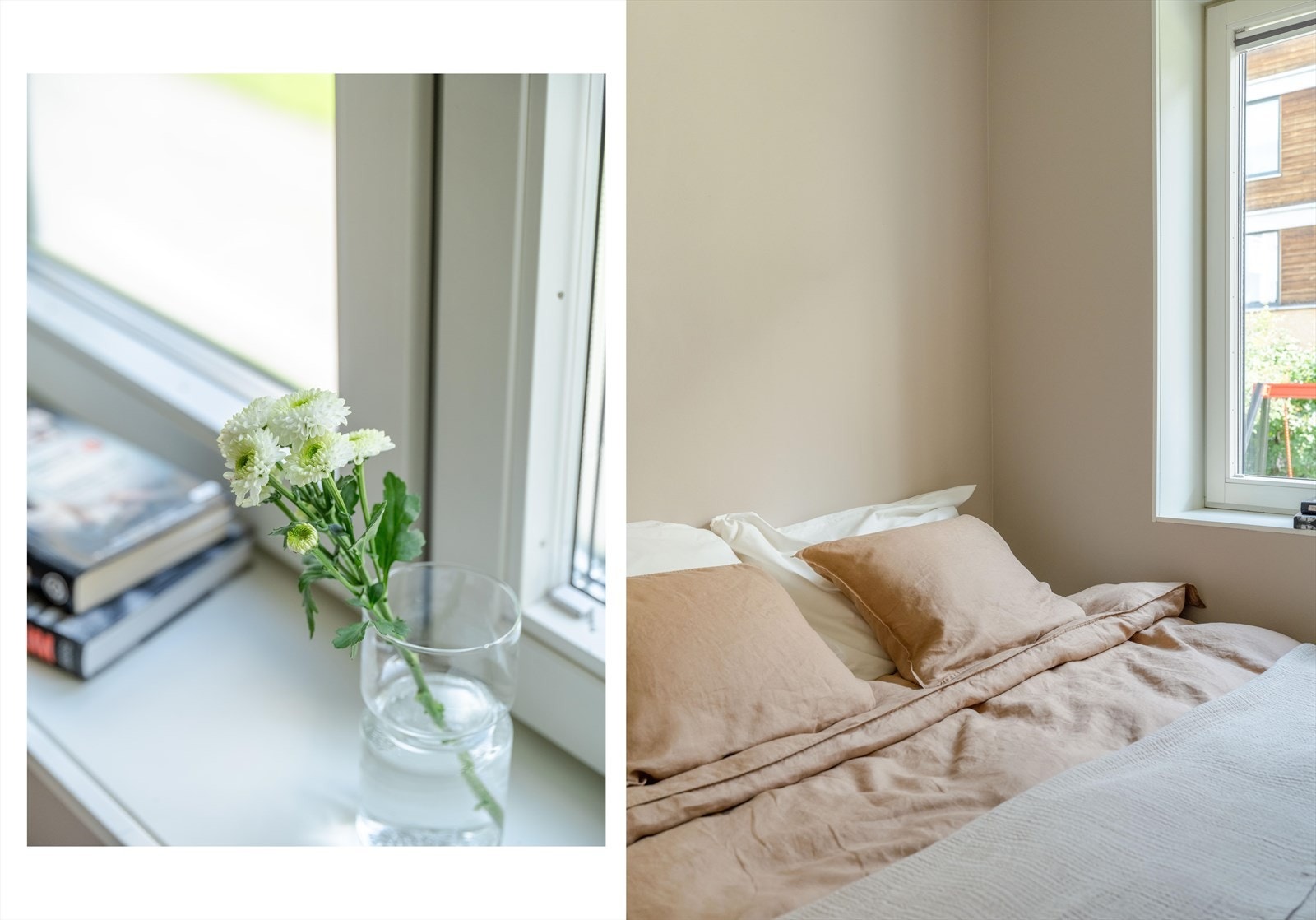 Det er bra med plass til dobbeltseng og garderobe her inne. Galleribilde