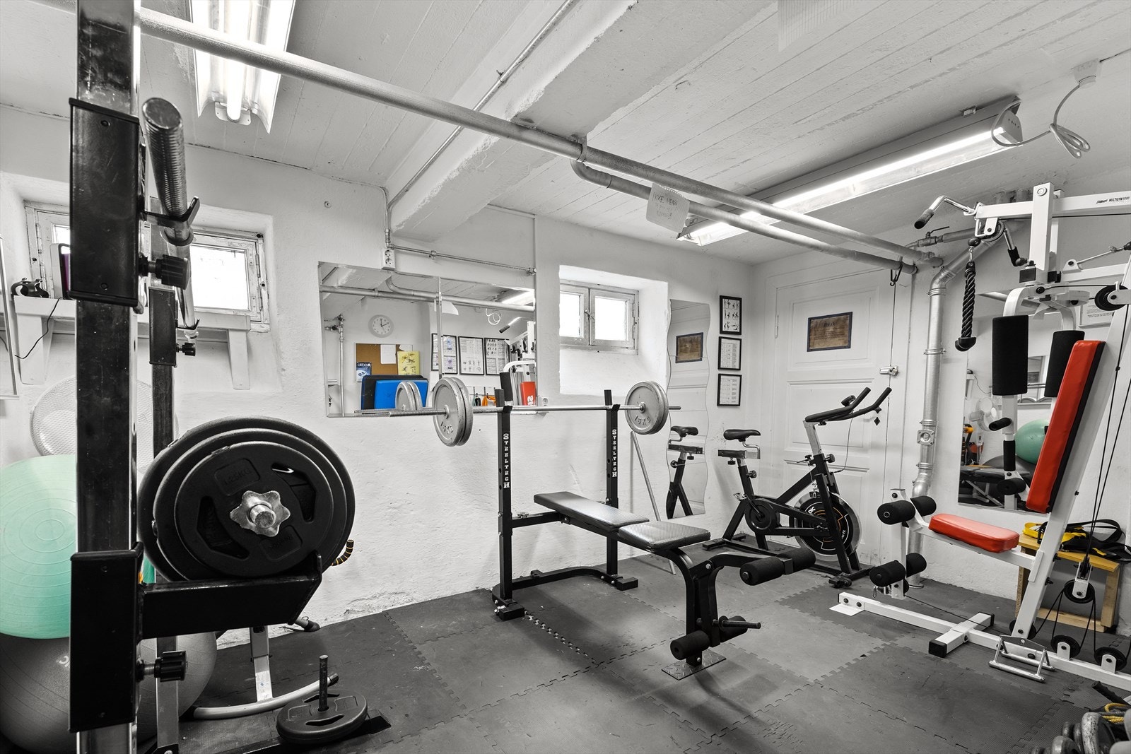 I 2015 gjorde borettslaget fellesrom om til treningsrom. Galleribilde