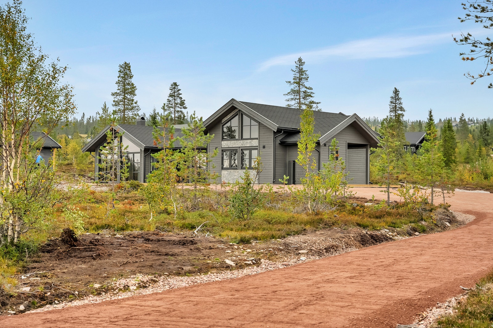 Hytta har 5 soverom og 2 bad - badstue Galleribilde