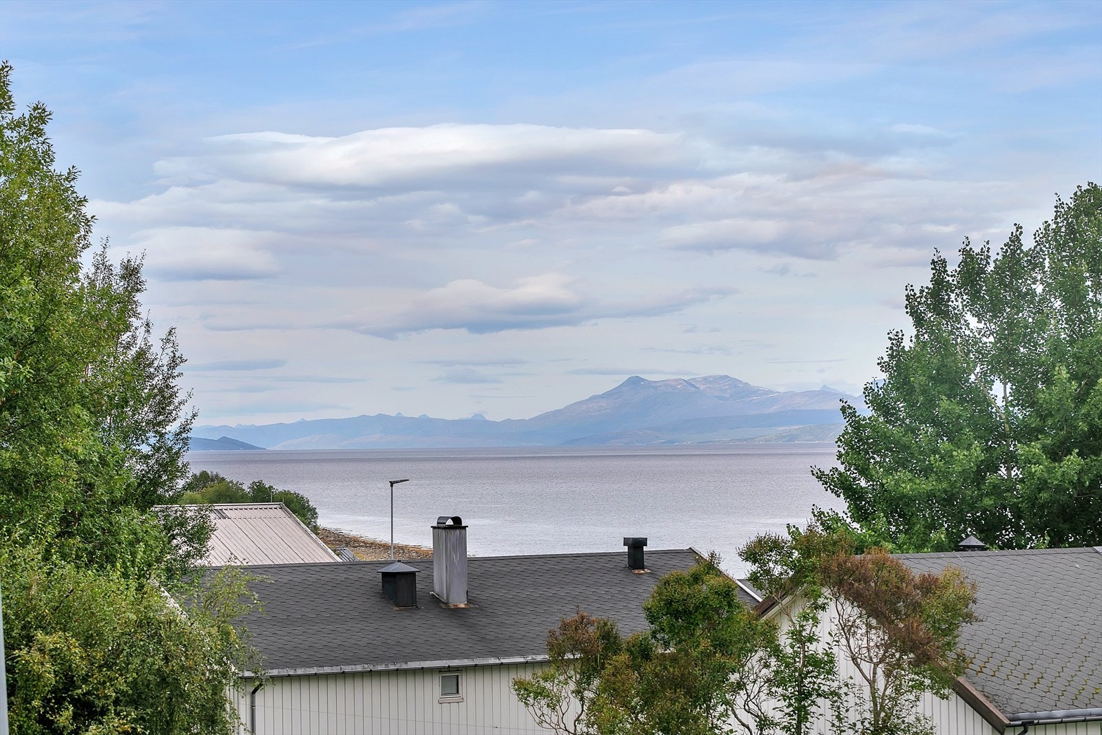 Utsikt fra terrasse Galleribilde