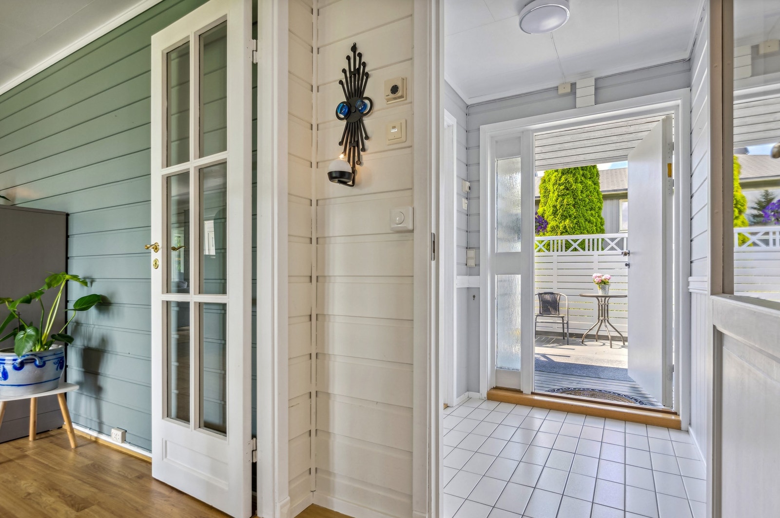 Vindfang og gang Galleribilde