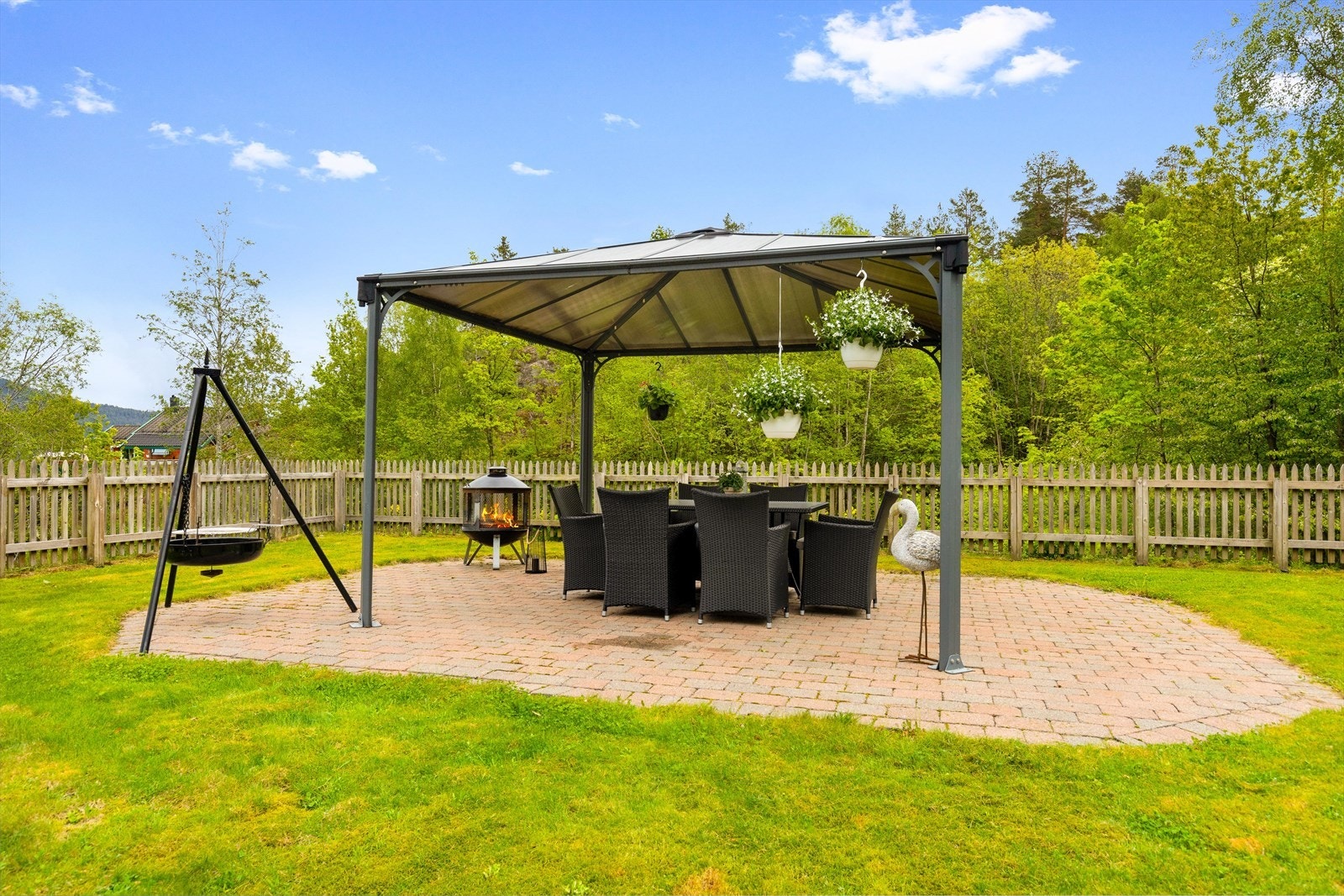 Her ligger alt til rette for fine dager utendørs. Galleribilde