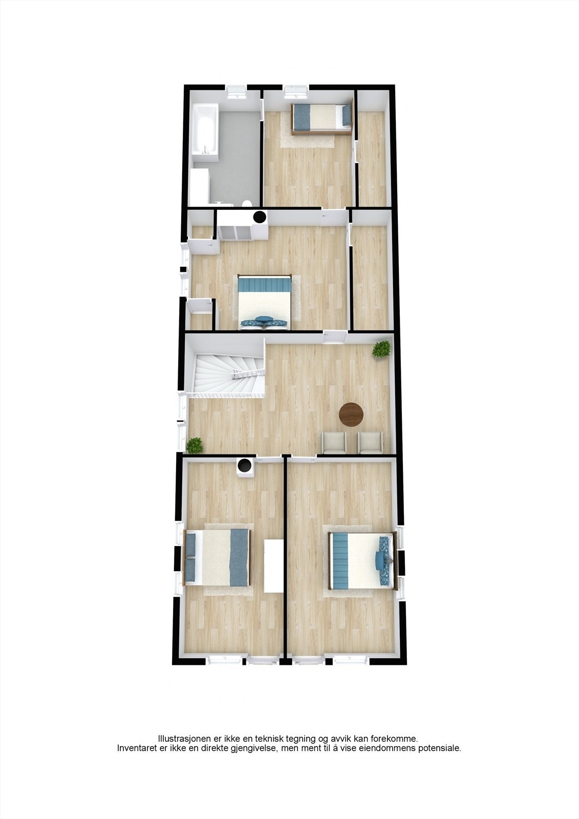 Plantegning 2. etasje. Galleribilde