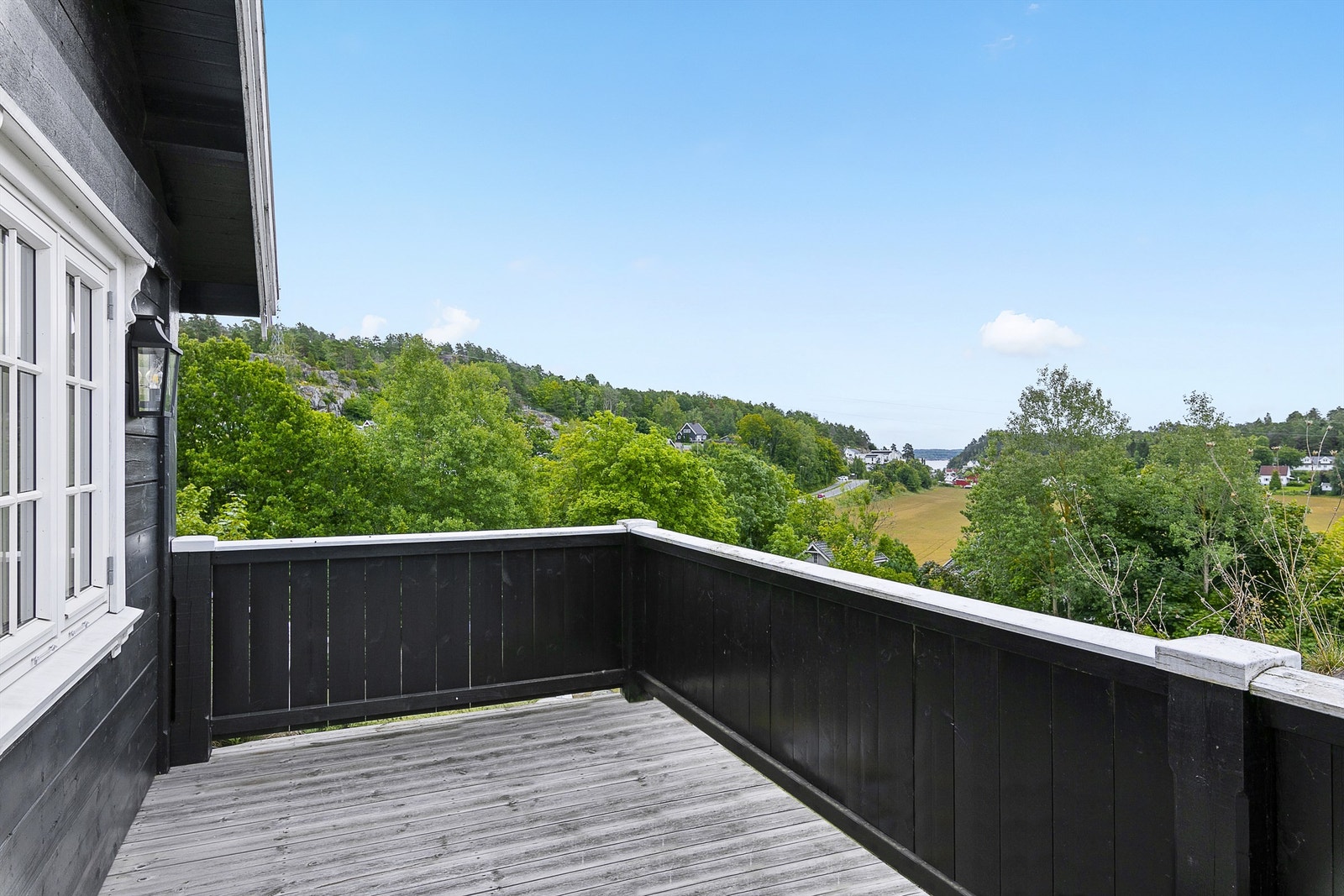 Deilig balkong mot sør Galleribilde