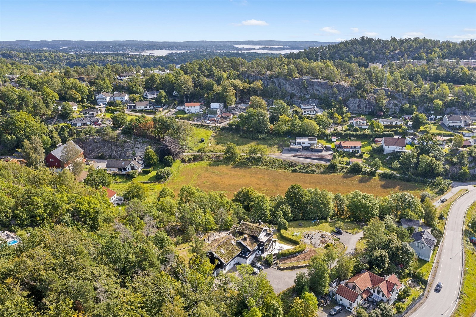 Dronefoto Galleribilde