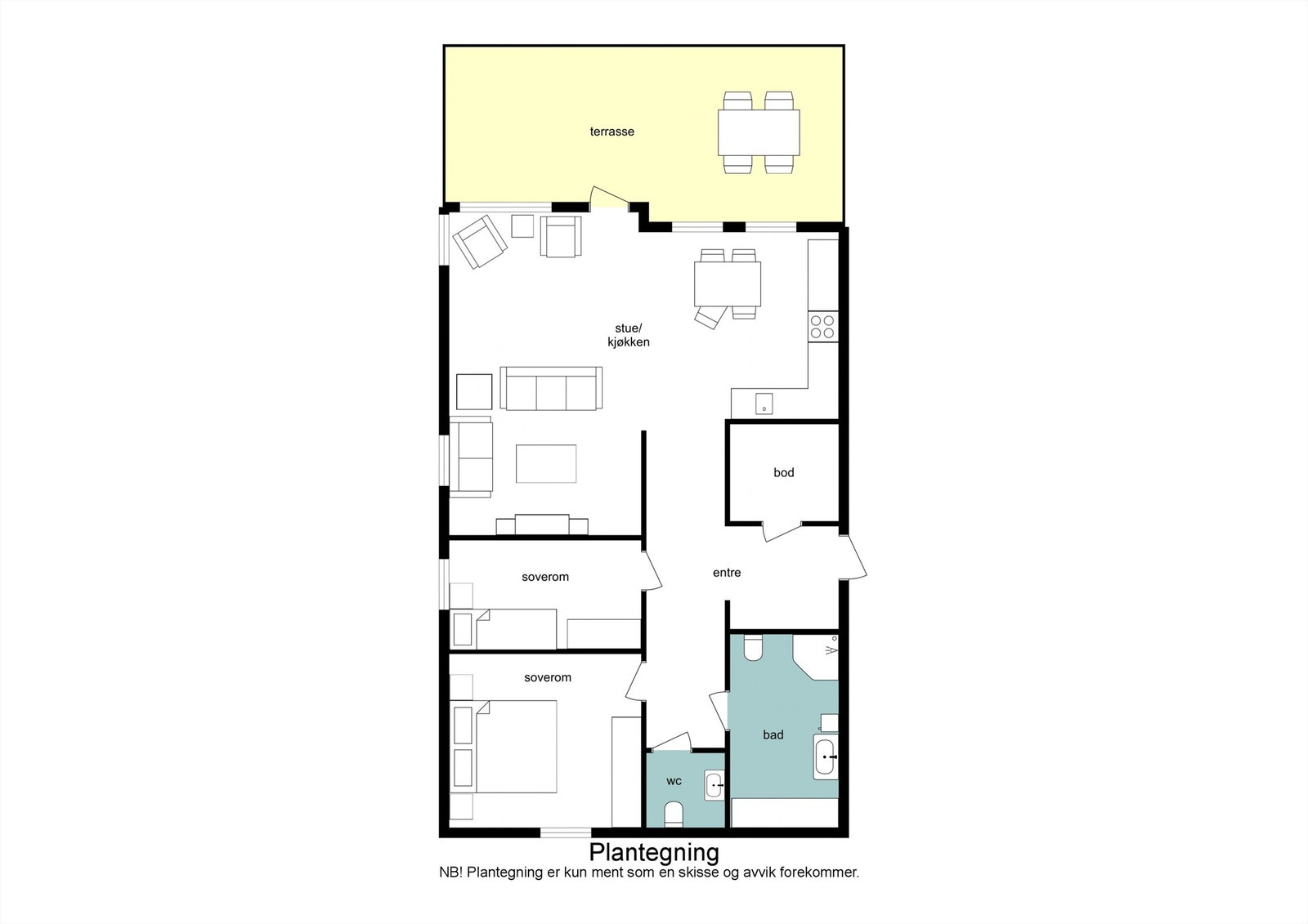 Plantegning Galleribilde