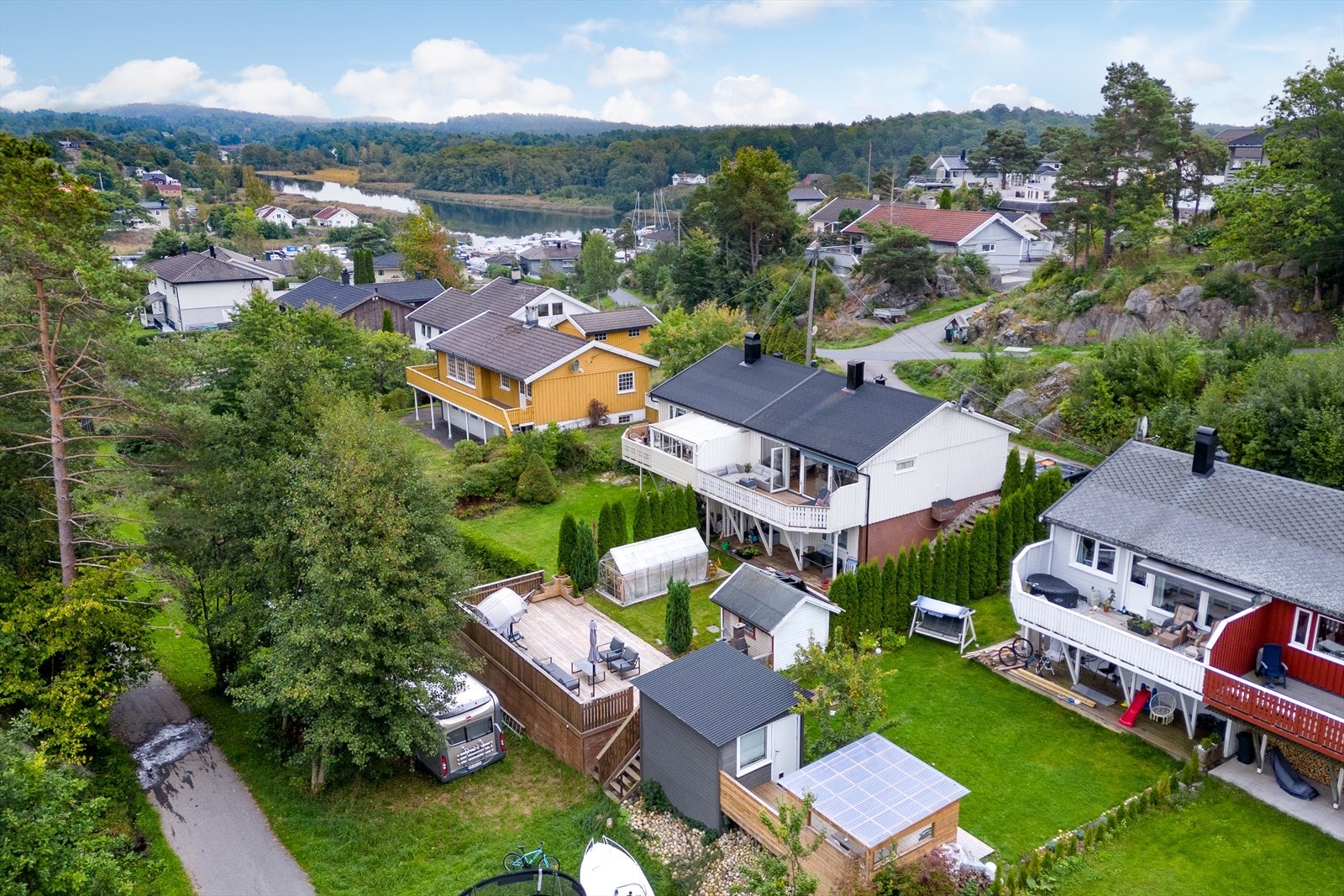 Dronebilde Galleribilde