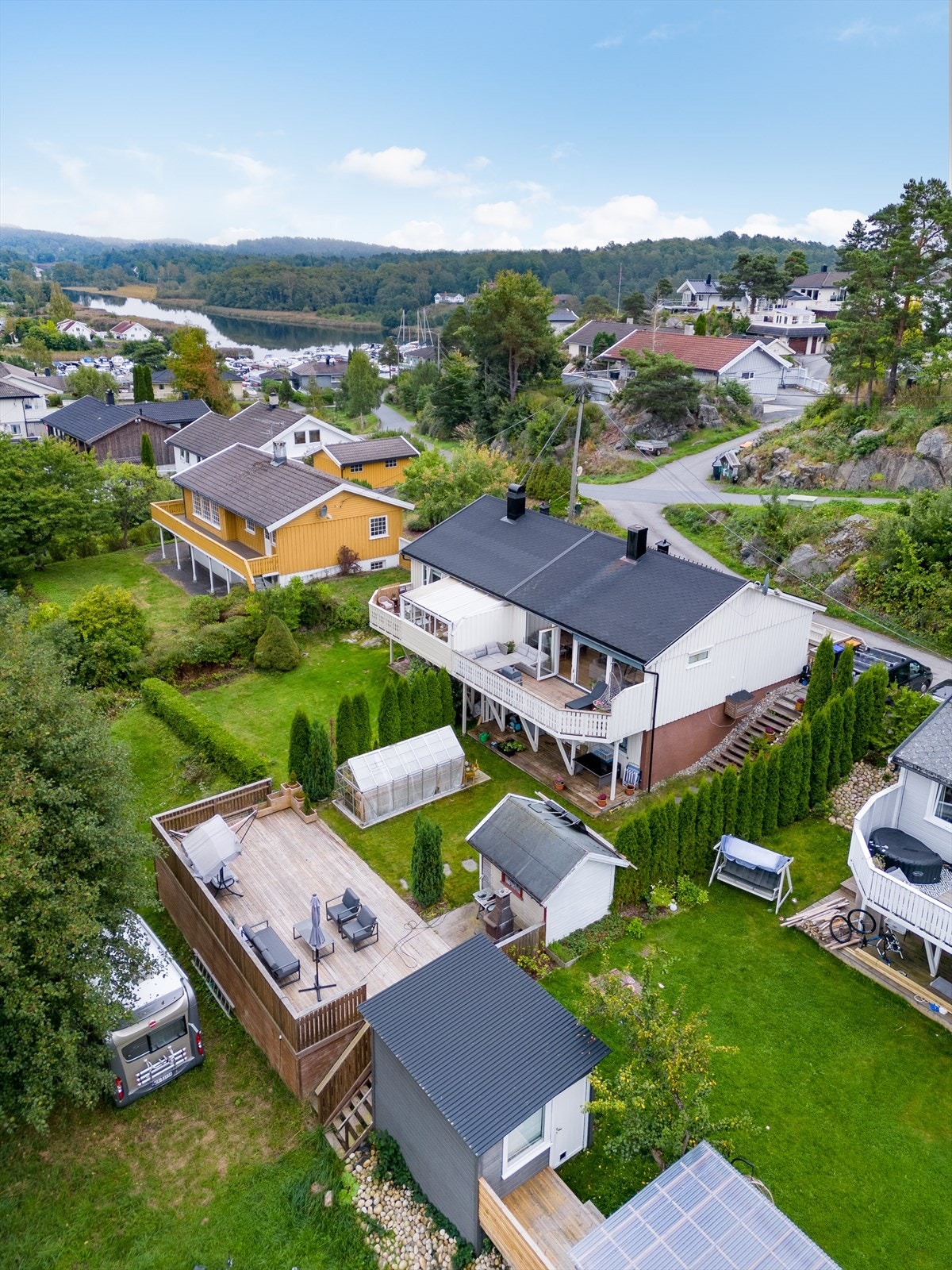 Dronebilde Galleribilde