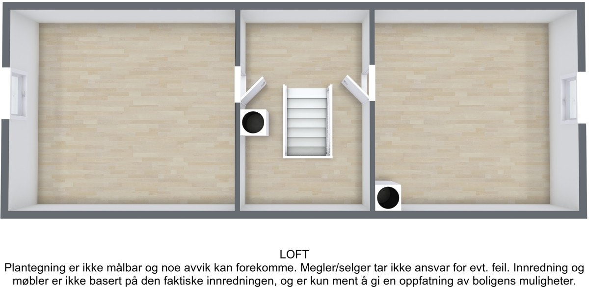 Plantegning 3D - 2. etg. Galleribilde
