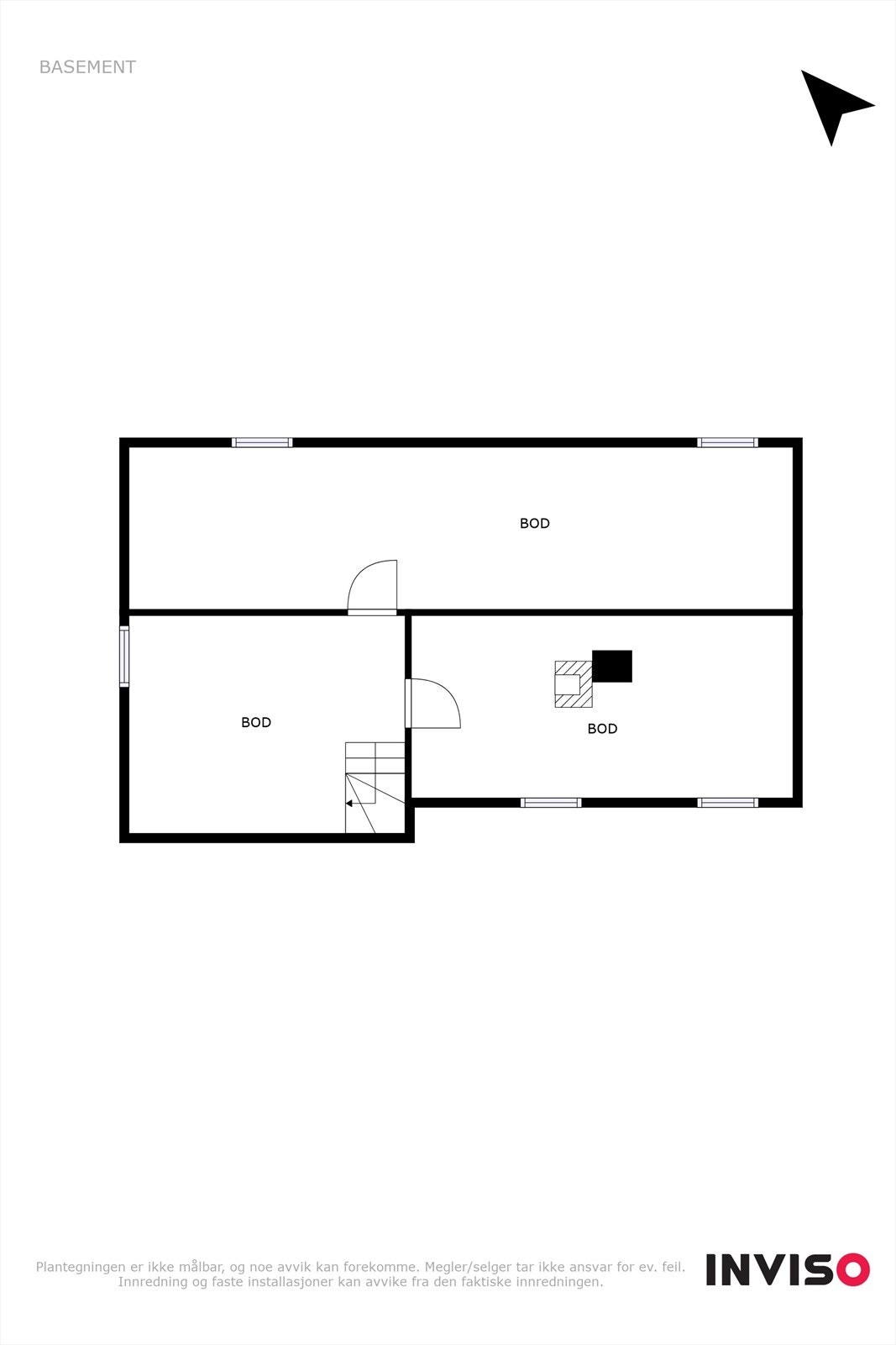 Plantegning kjeller Galleribilde