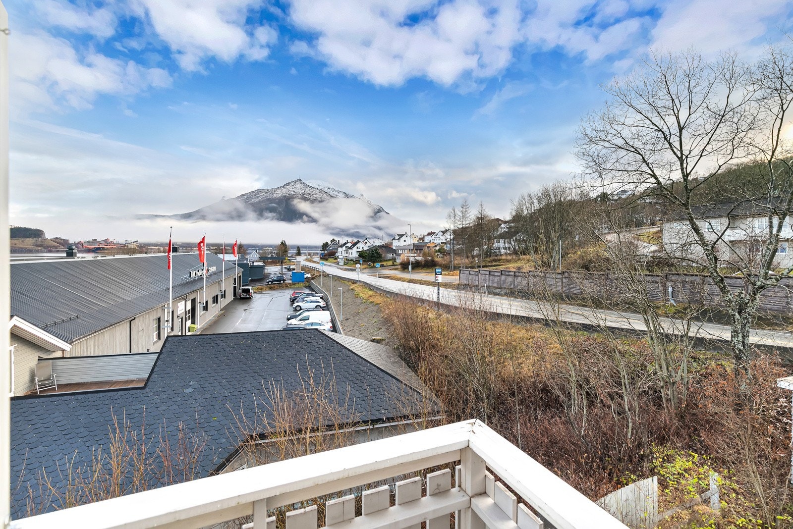 Utsikt fra balkongen. Galleribilde