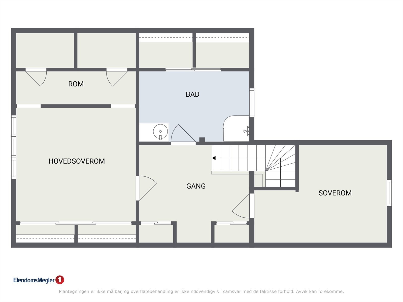 Plantegning 2.etg Galleribilde