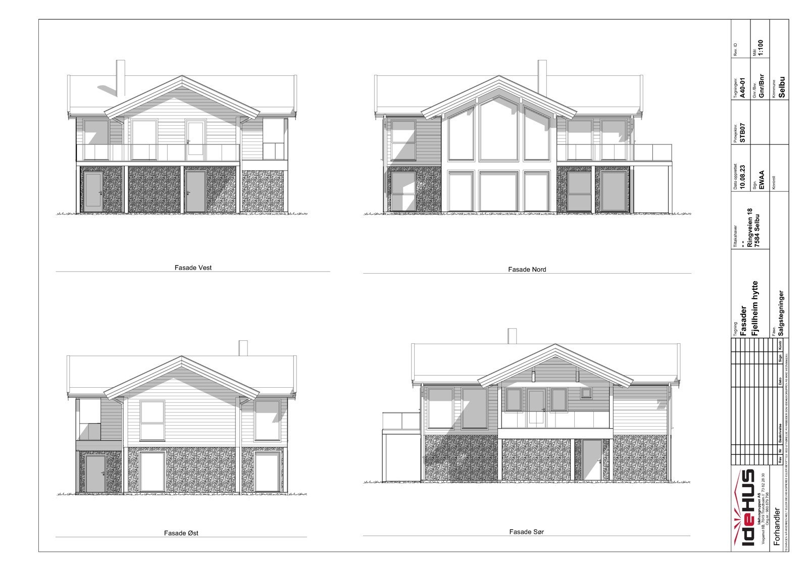 Fasadetegninger Galleribilde