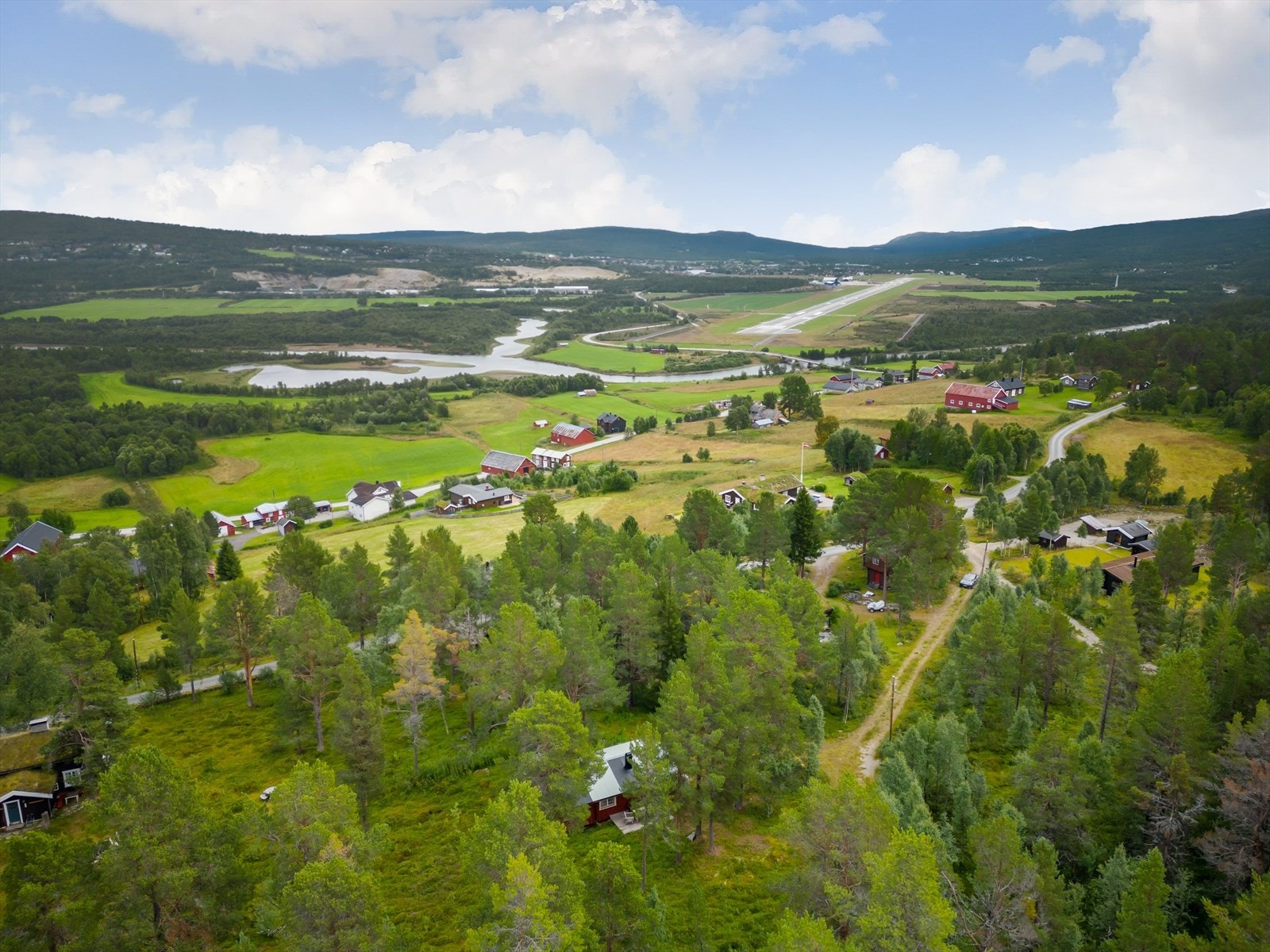 Dronefoto Galleribilde