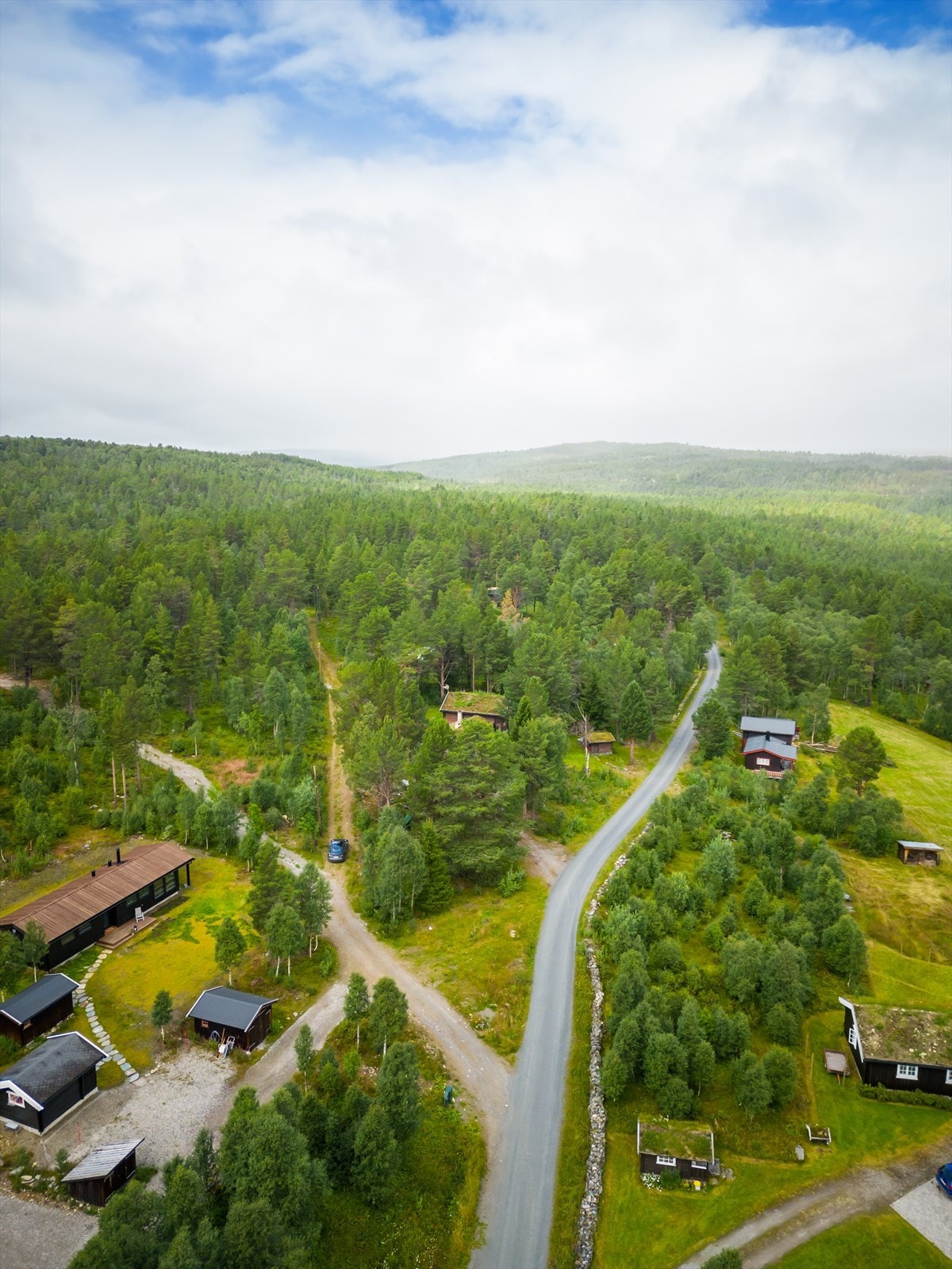 Dronefoto Galleribilde
